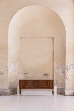 Gio Ponti Wood and Brass Sideboard, IV Triennale di Monza, Italy, 1930