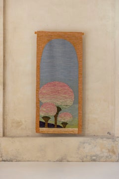 Arazzo italiano tessuto a mano da Renata Bonfanti, 1983