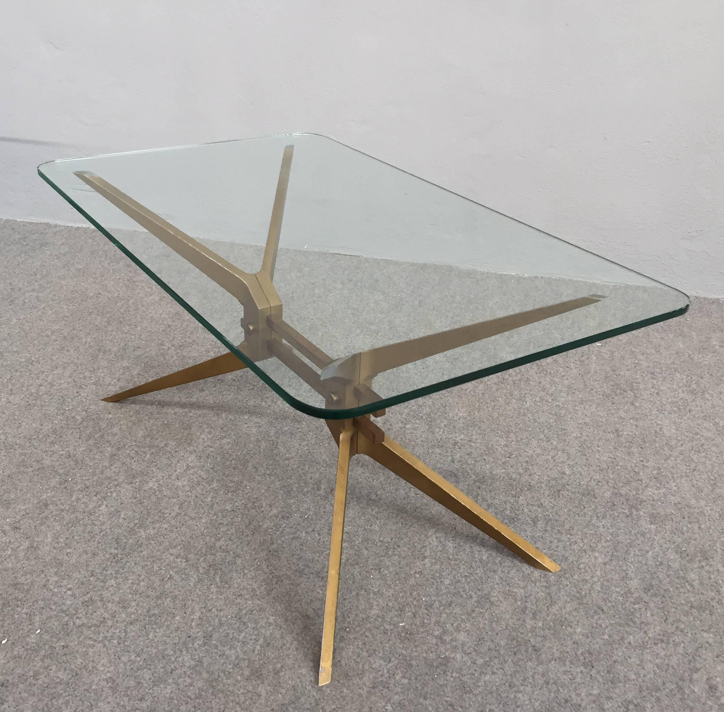 Stunning Pair of Brass Coffee Table 1