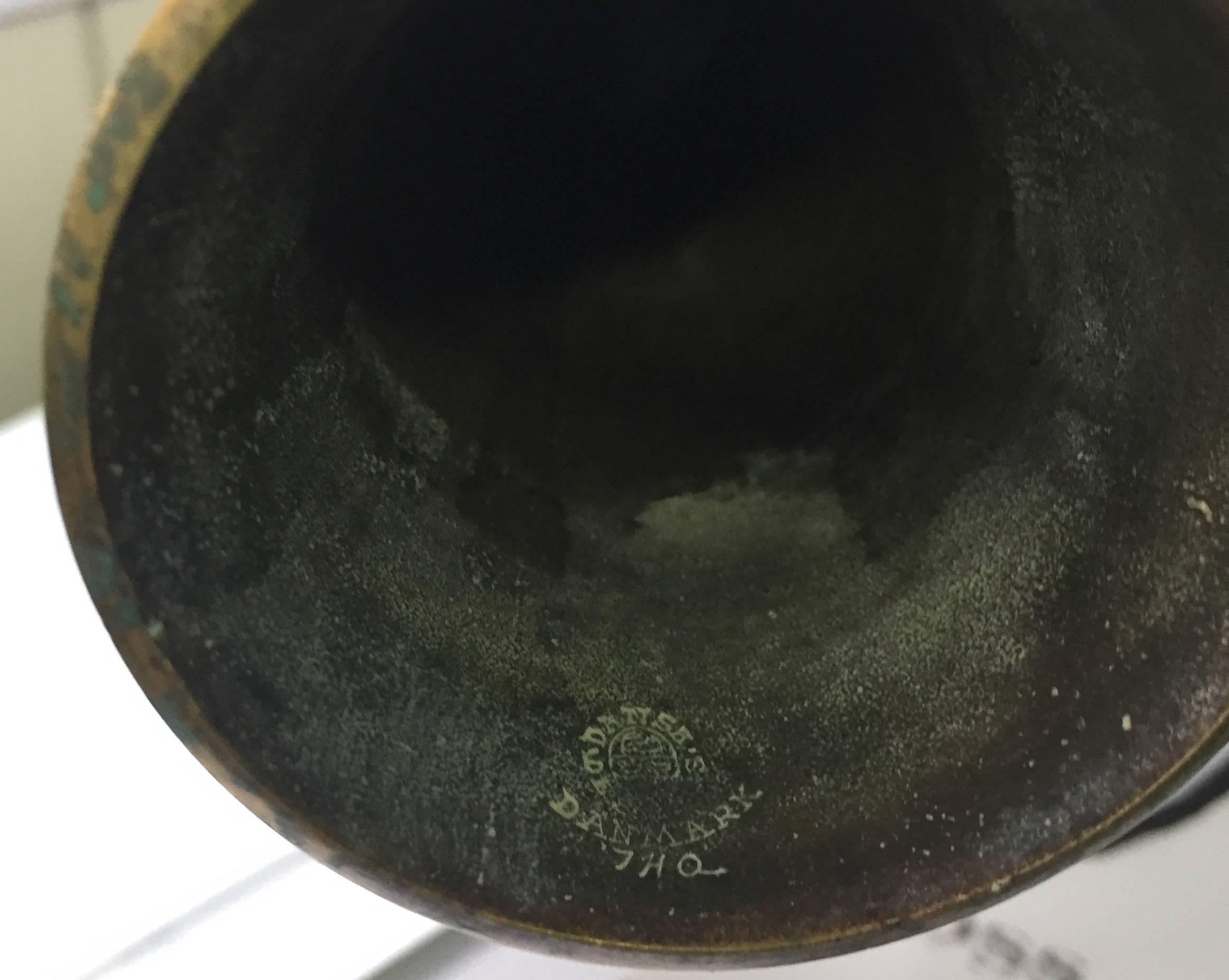 Pair of Brass Danish Candlestick Signed Jens Quistgaard for Dansk In Excellent Condition In Piacenza, Italy