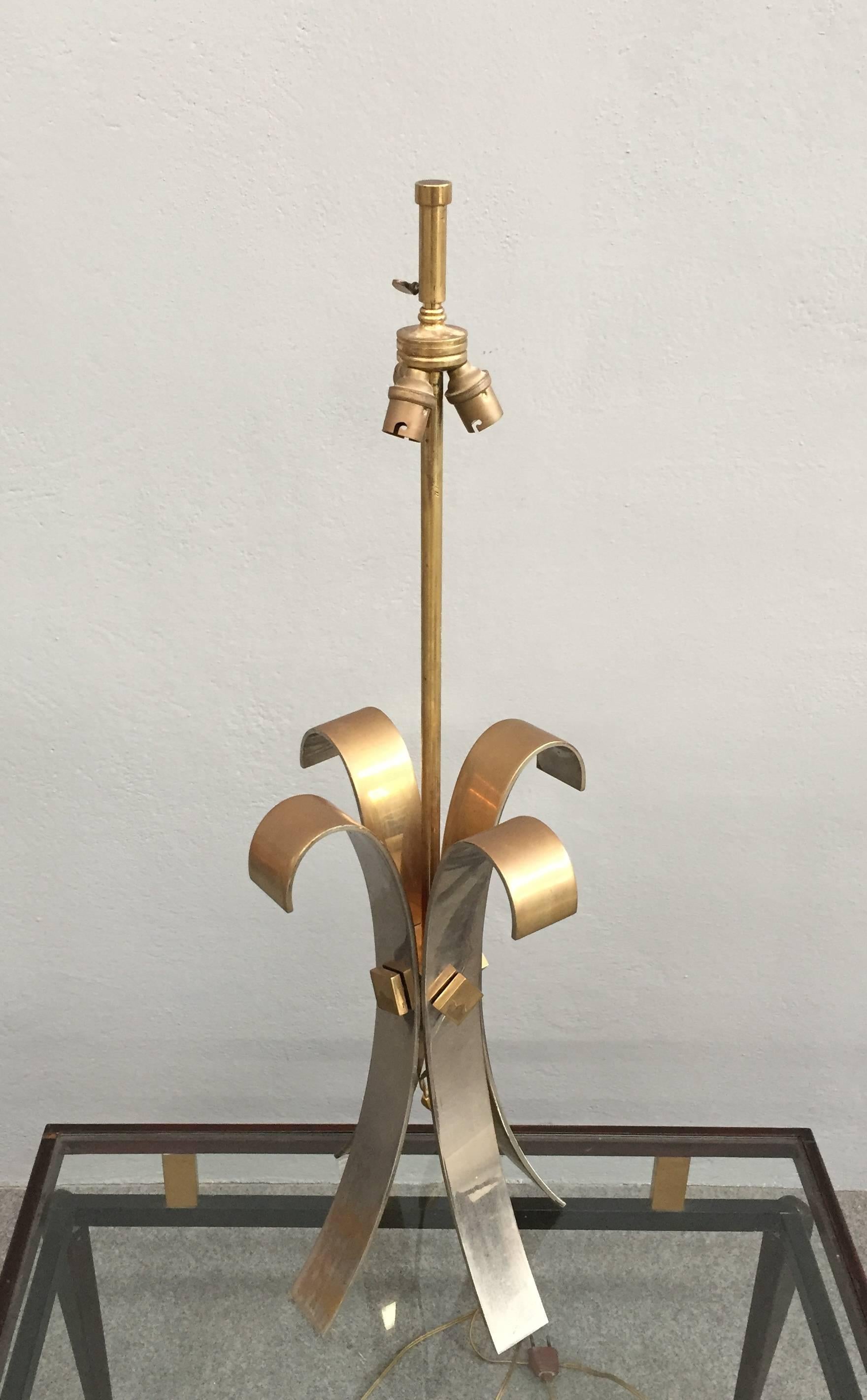 Mid-20th Century Marvelous Table Lamp Attributed to Maison Charles