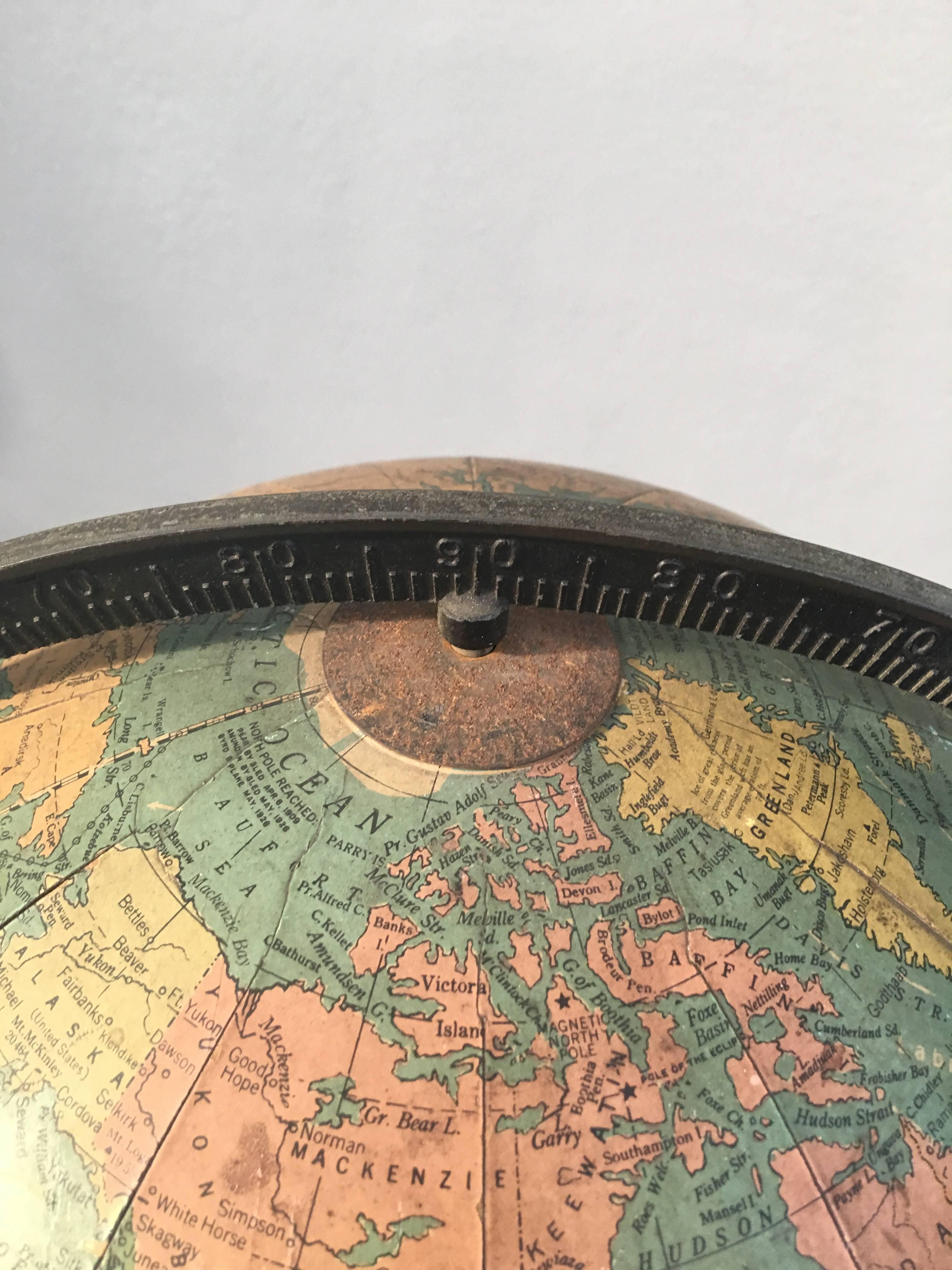 Terrestrial Globe Made by Replogle Globes, Chicago 2