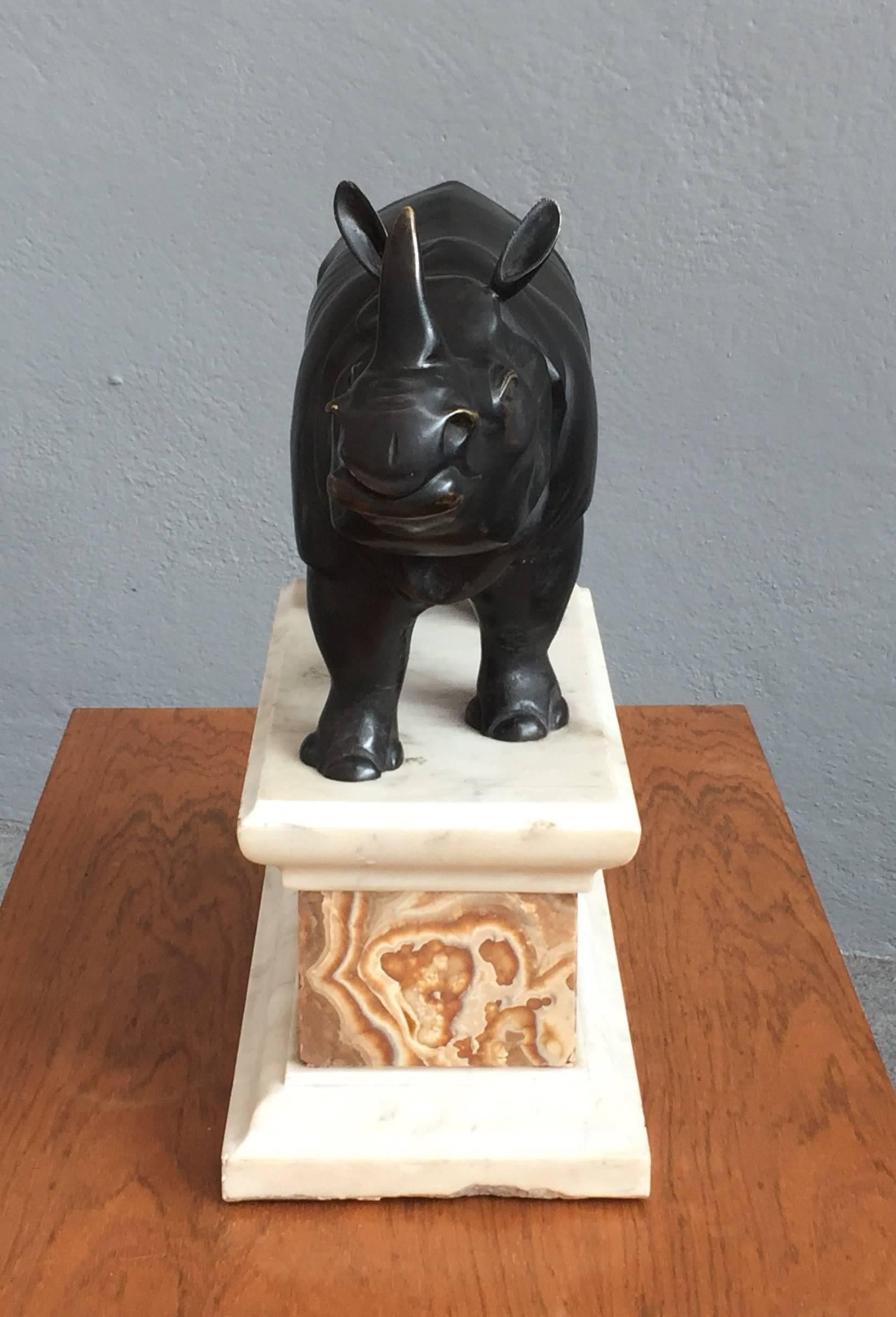 Wonderful Bronze Rhino 1