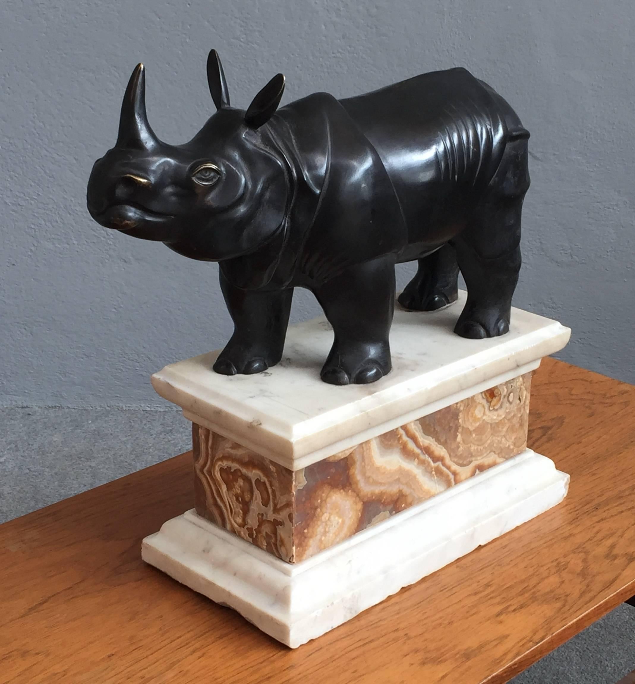 Wonderful Bronze Rhino 2