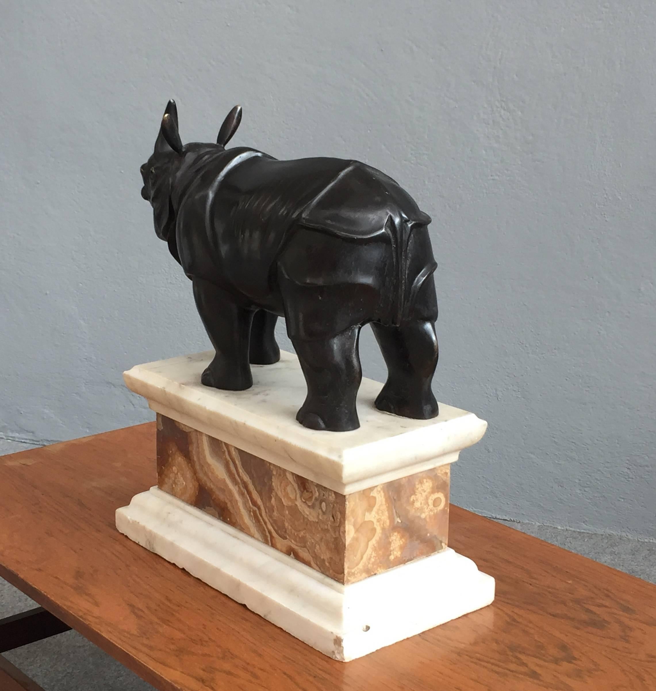 Wonderful Bronze Rhino 4