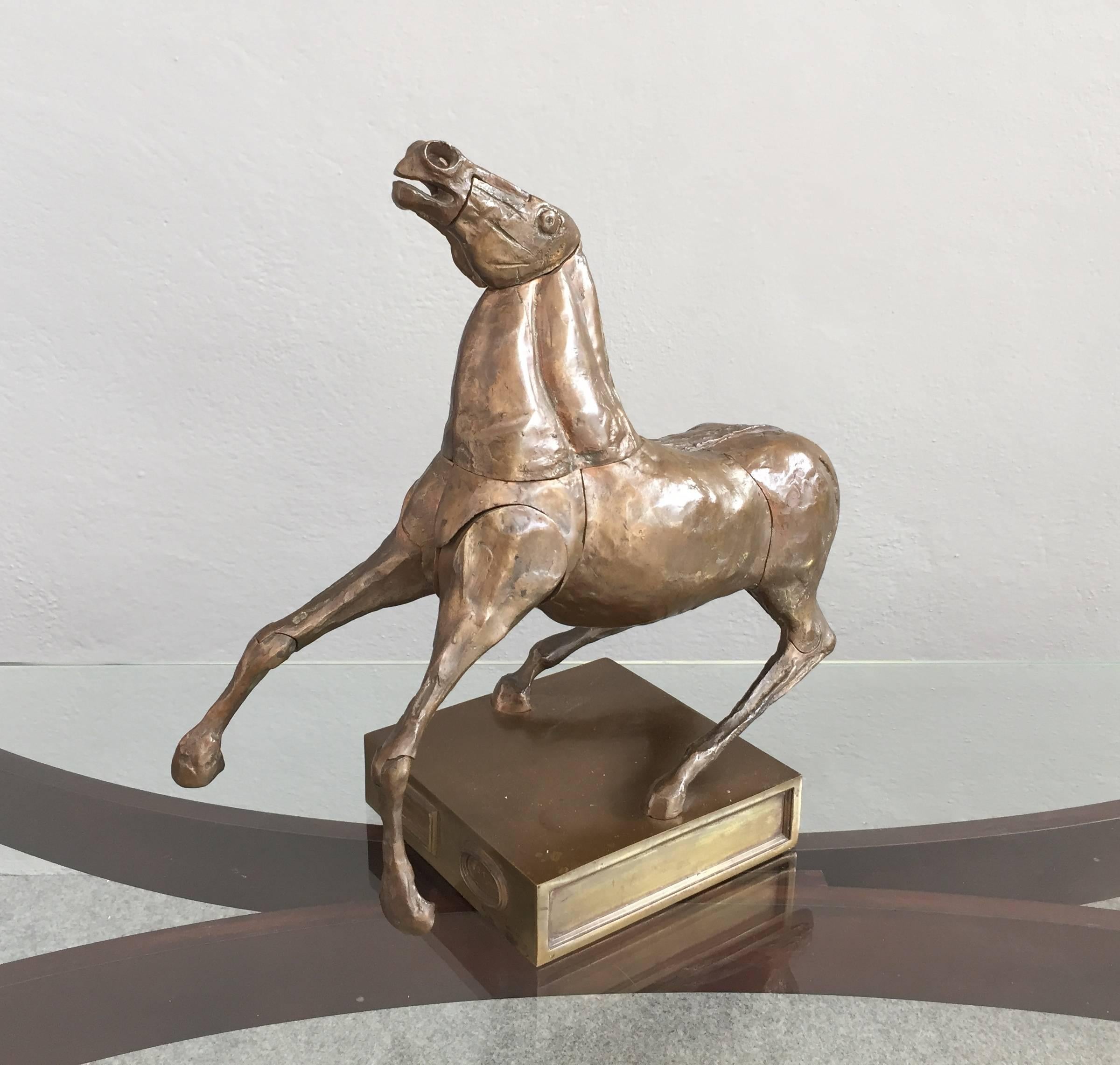 Mid-Century Modern Bronze Horse by Miguel Berrocal and Cassinari