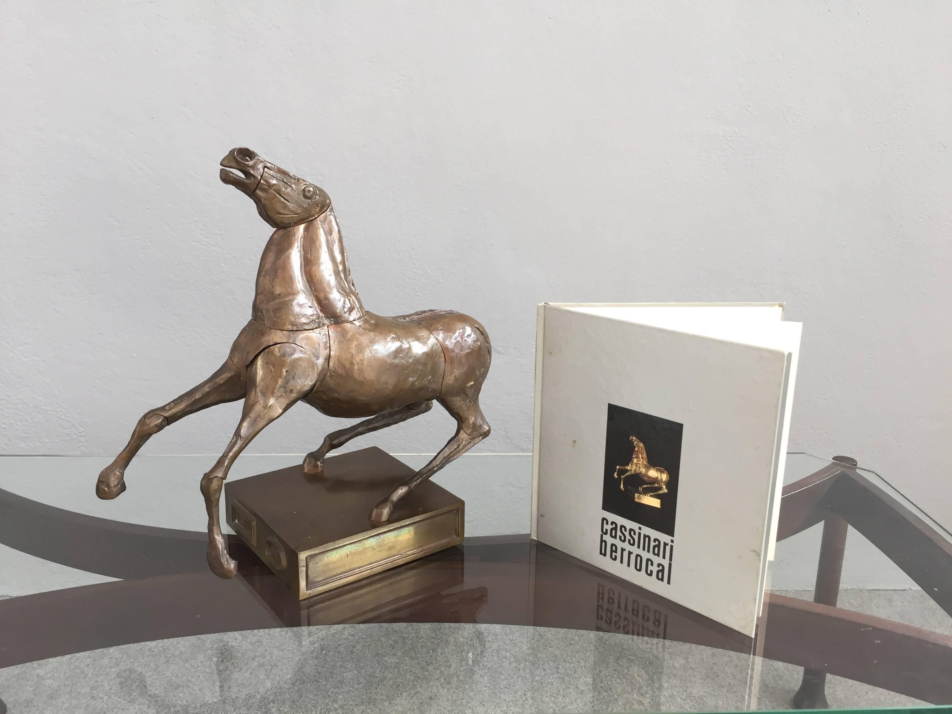 Bronze Horse by Miguel Berrocal and Cassinari 1