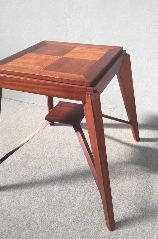 Table Square By Pierre Jeanneret L Atelier 55