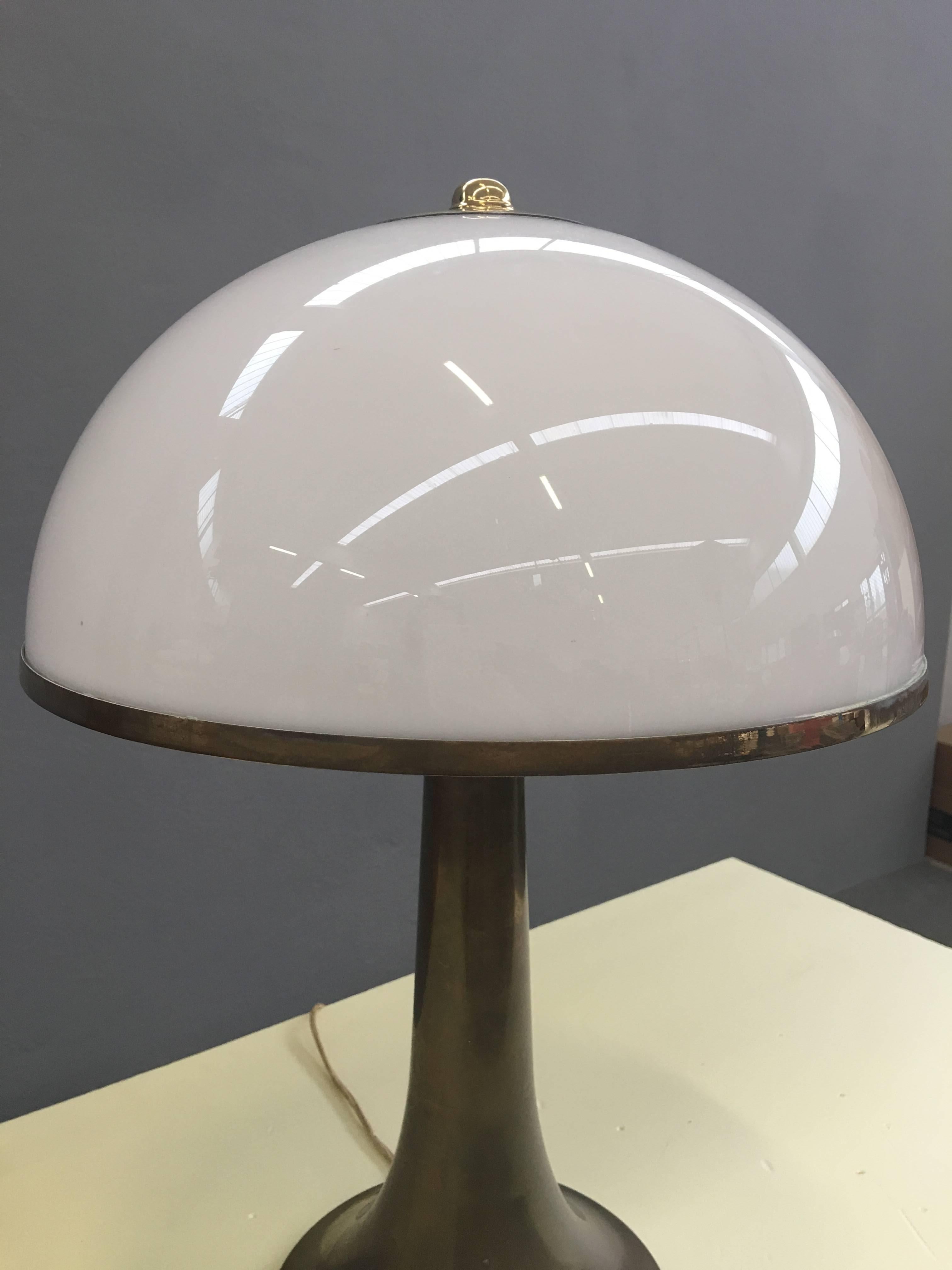 Mid-Century Modern Iconic Brass Table Lamp by Gabriella Crespi