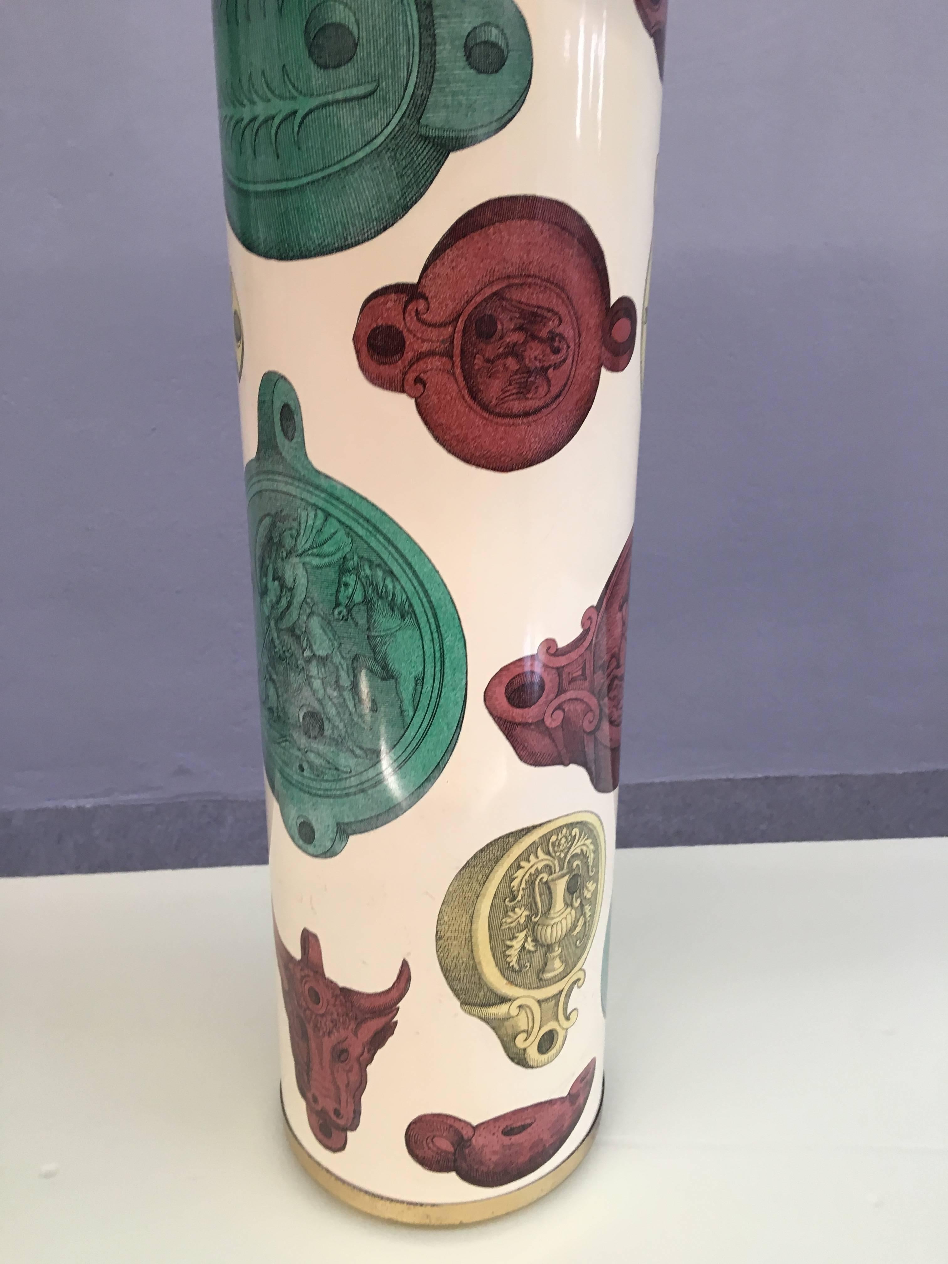Huge Table Lamp by Piero Fornasetti In Excellent Condition In Piacenza, Italy