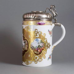 Meissen Tankard Painted with Rich Gold-Ornaments, rd 1740