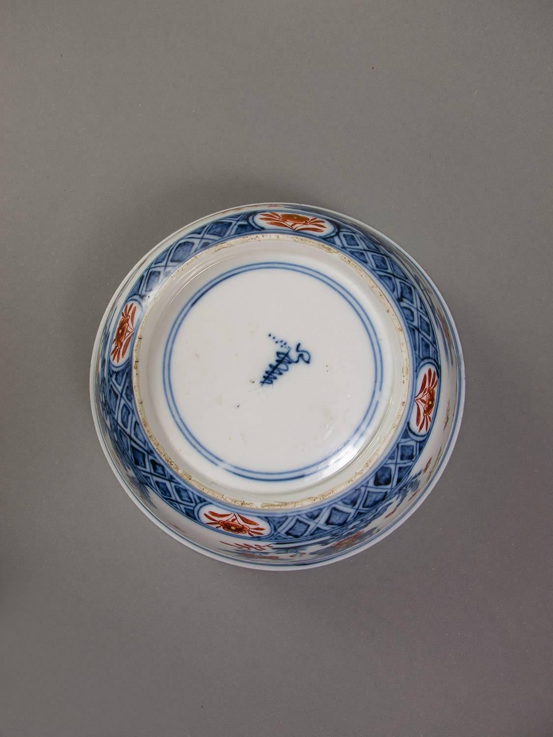 Painted Meissen Bowl, 1721-1722 For Sale