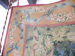 19th Century Huge Italian Religious Banner Hand-Painted