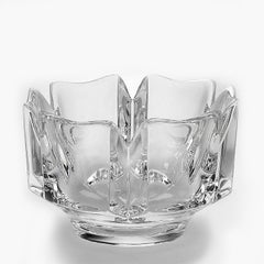 Orrefors 'Corona' Crystal Bowl, Vintage Swedish Design, Circa 1970