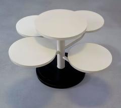 Italian Postmodern Multi-Tier Side Table