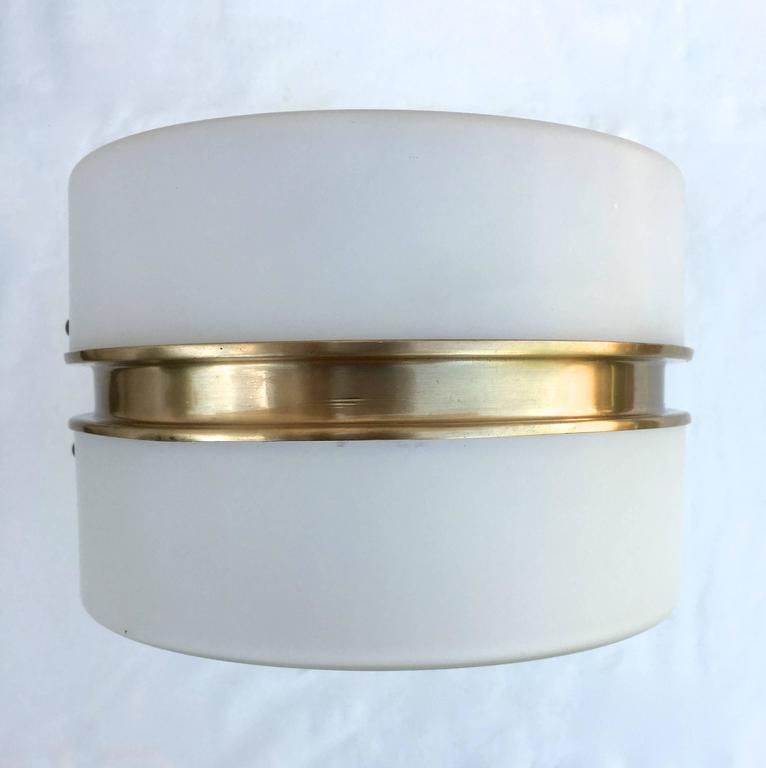 Set of Three Italian Mid-Century Stilnovo Style Wall Lights at 1stdibs