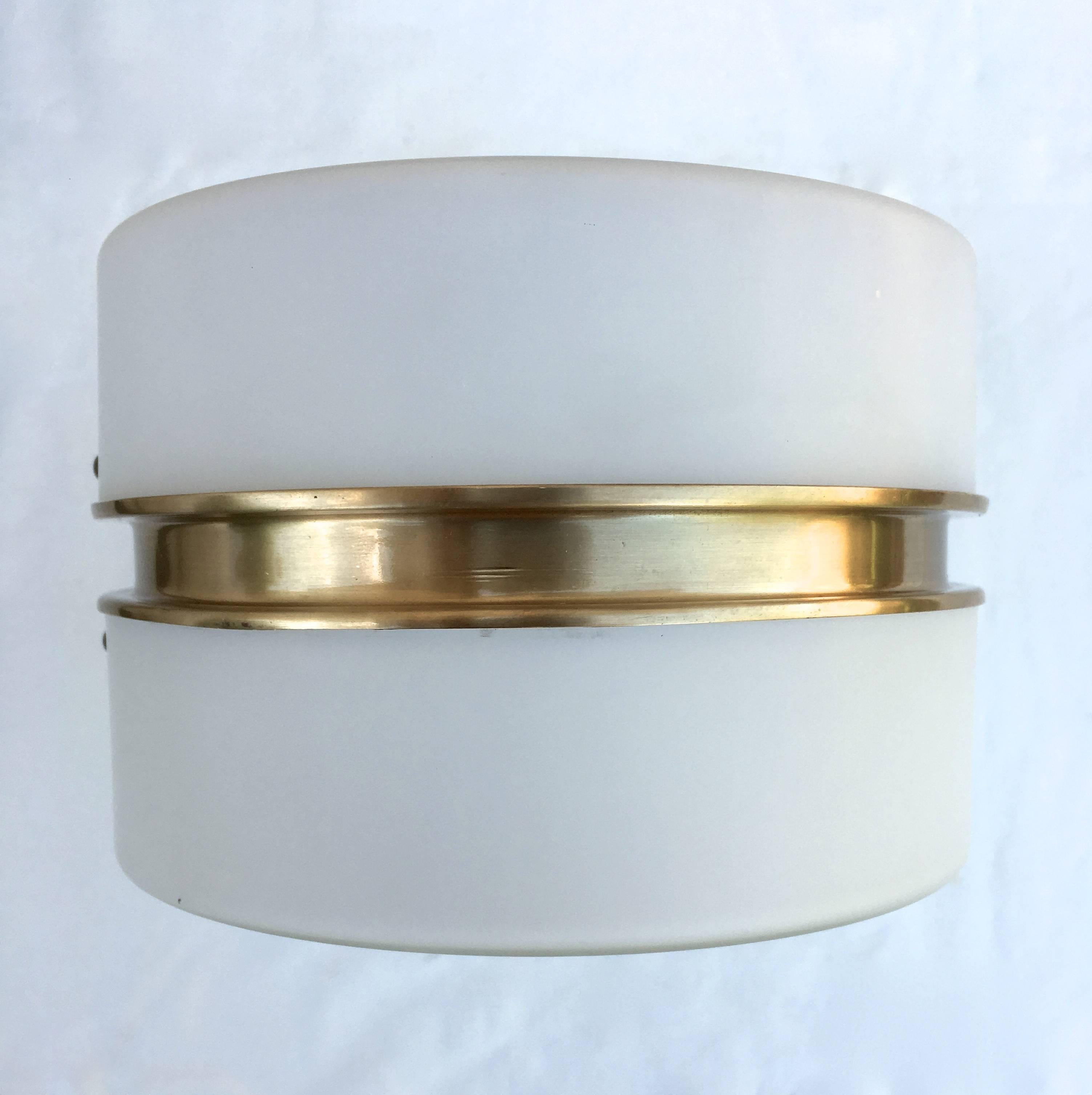 Set of Three Italian Mid-Century Stilnovo Style Wall Lights 3