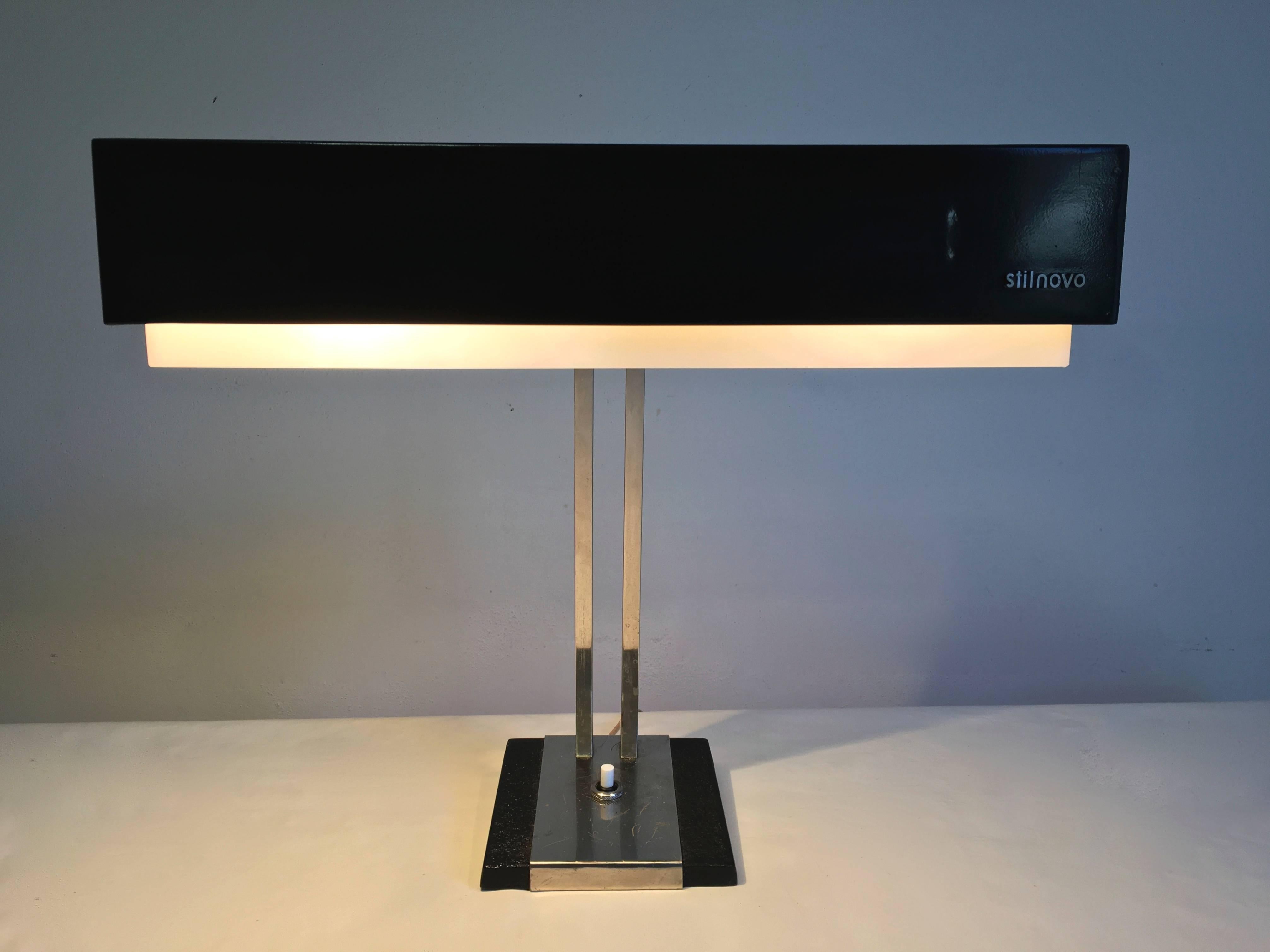 Mid-Century Modern Stilnovo Mid Century Industrial Desk Lamp For Sale