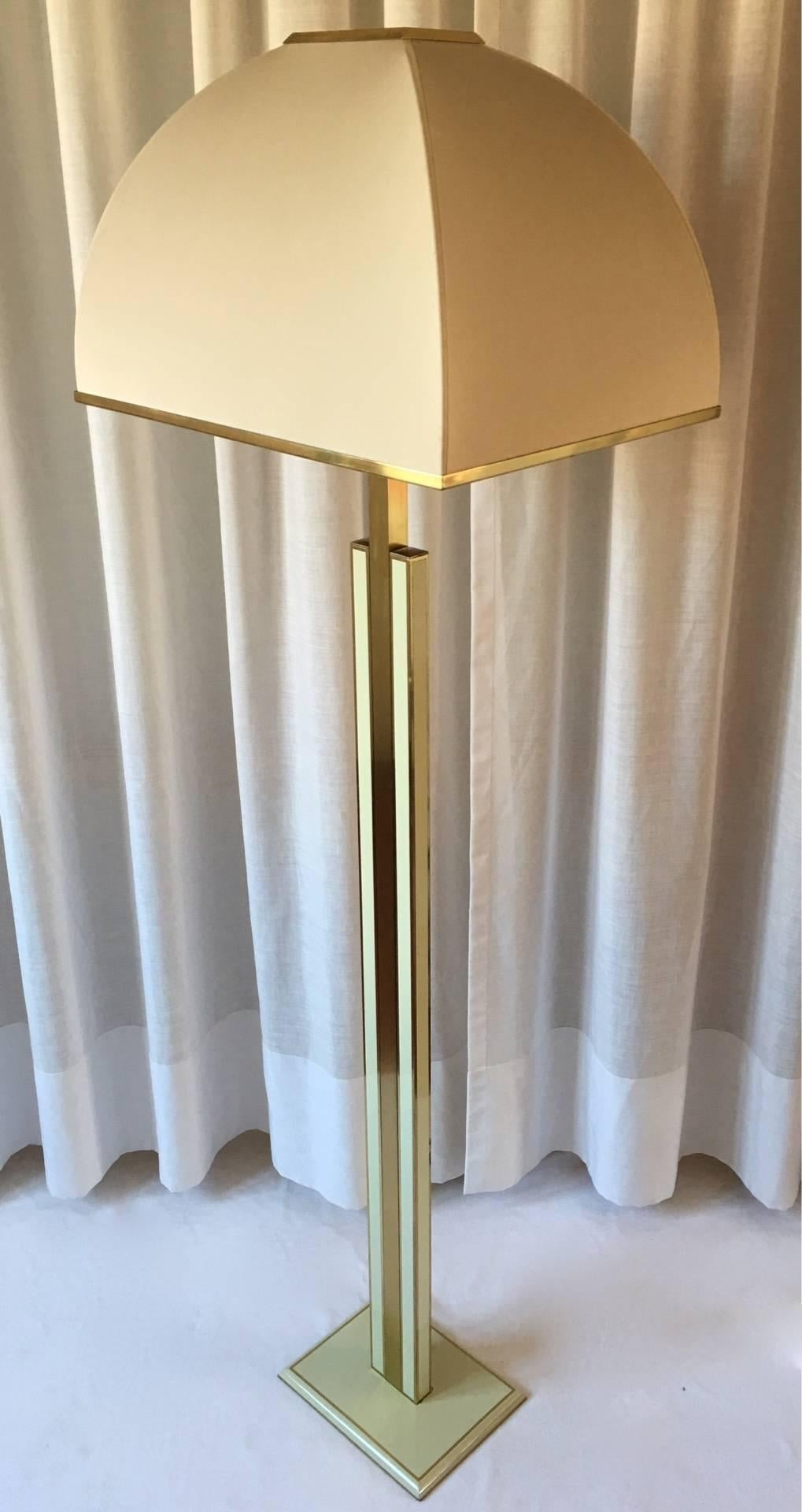 Romeo Rega Brass Floor Lamp In Good Condition For Sale In Hem, NL