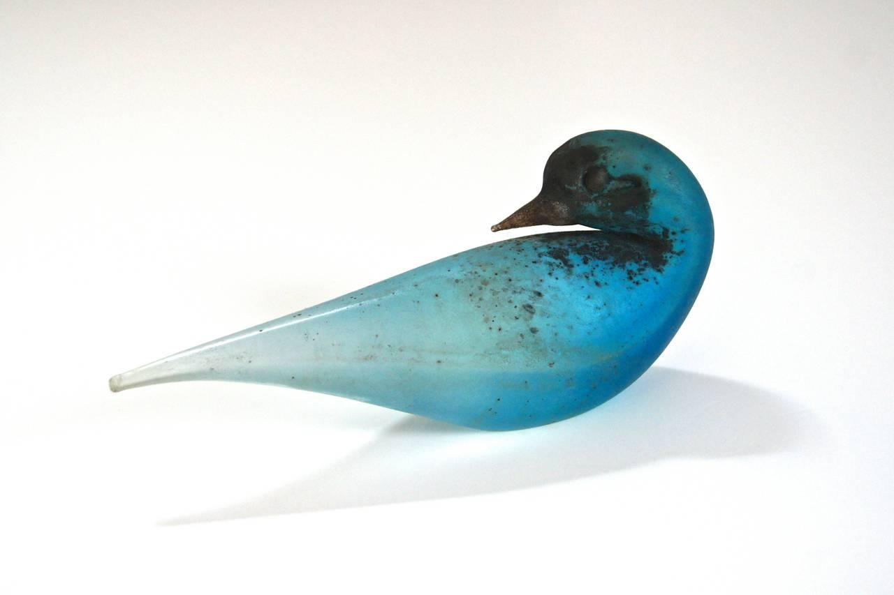 Murano Cenedese Scavo Bird In Excellent Condition In Hem, NL