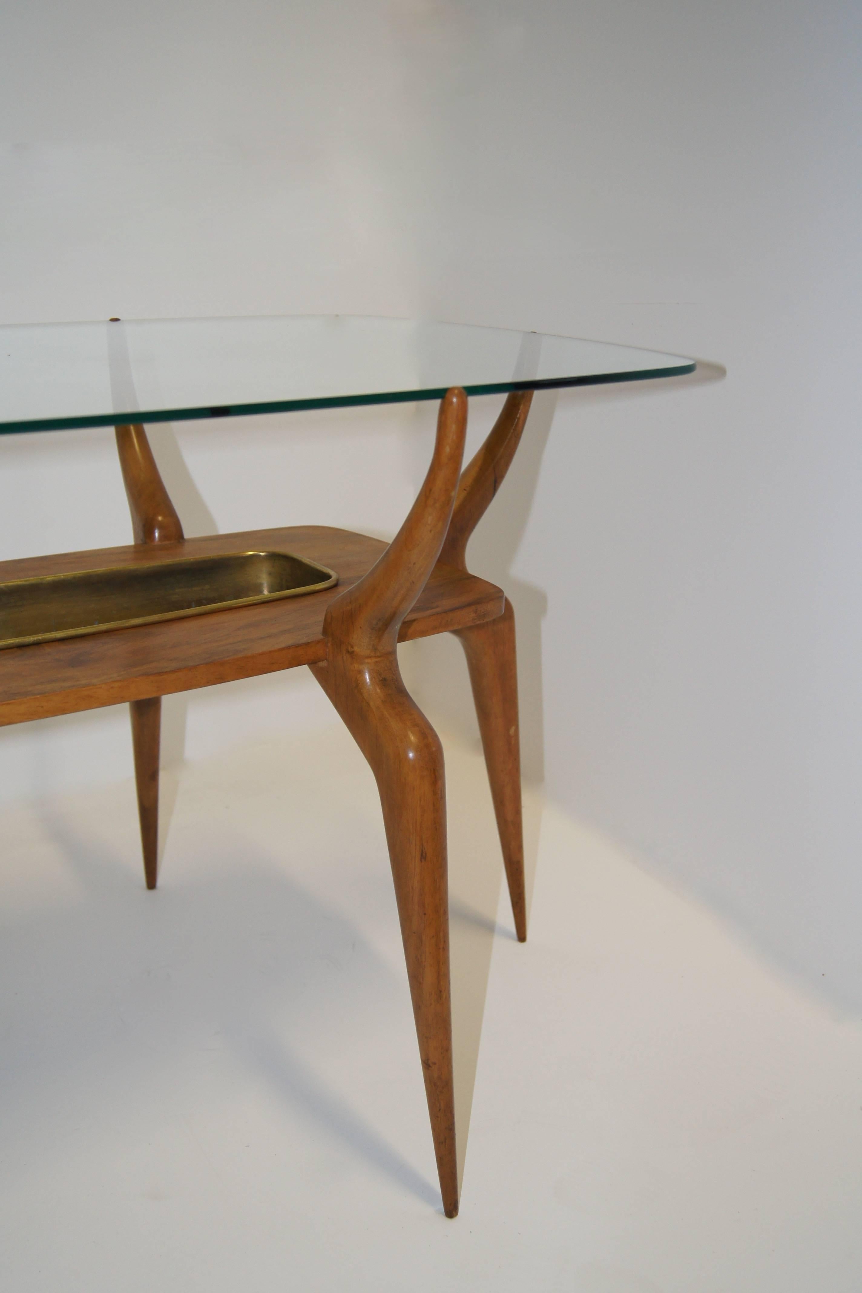 Italian Spider-Leg Cocktail Table Attributed to Ico Parisi 2