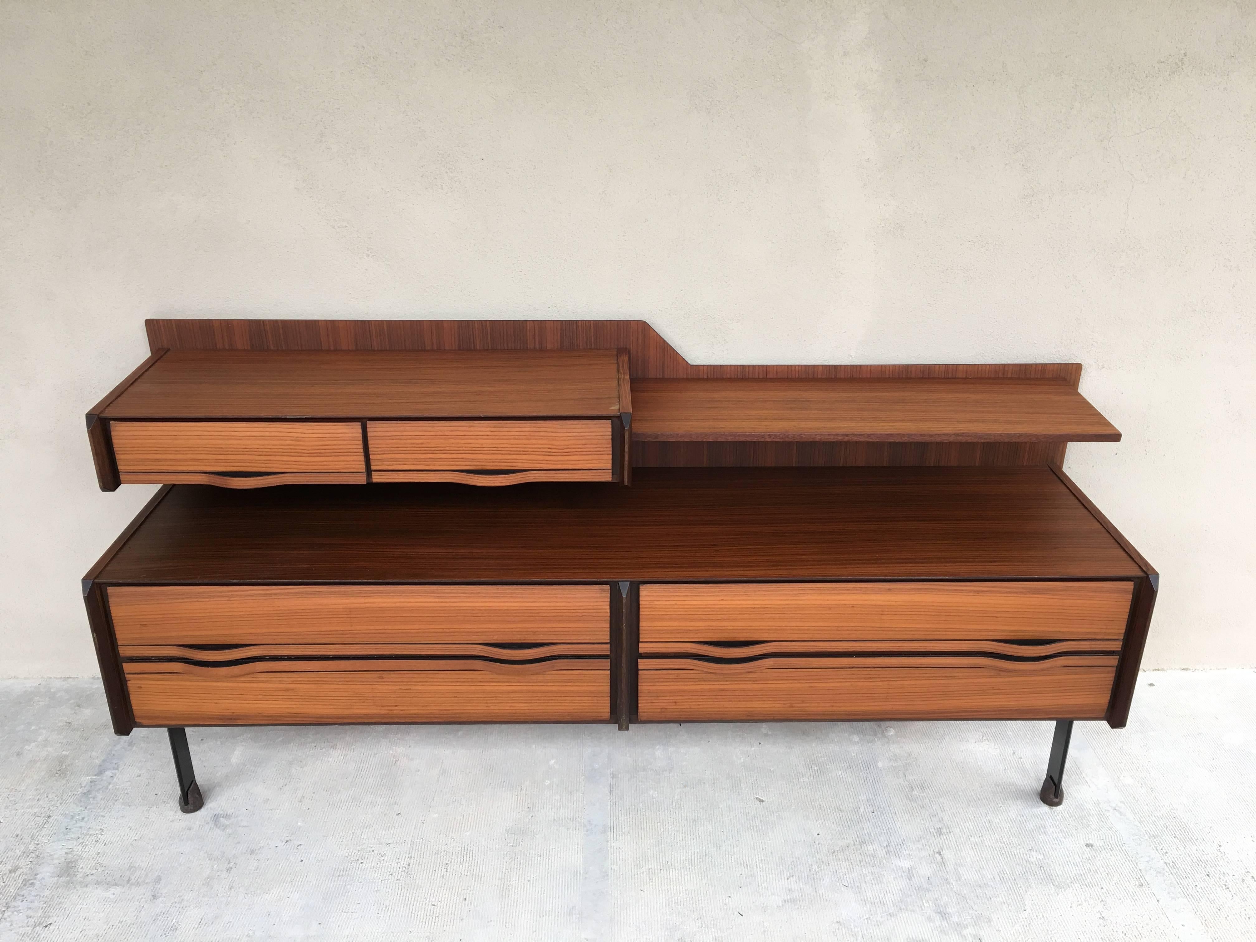 20th Century Italian Sideboard La Sorgente Dei Mobili Arosio, 1960 For Sale