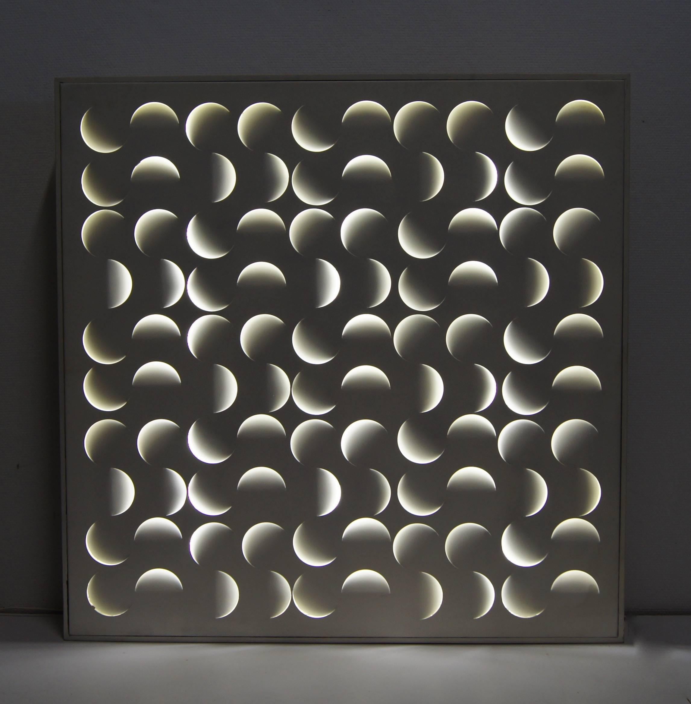 Italian Giacomo Benevelli 'Arabesque' Wall Light Object, 1960s For Sale
