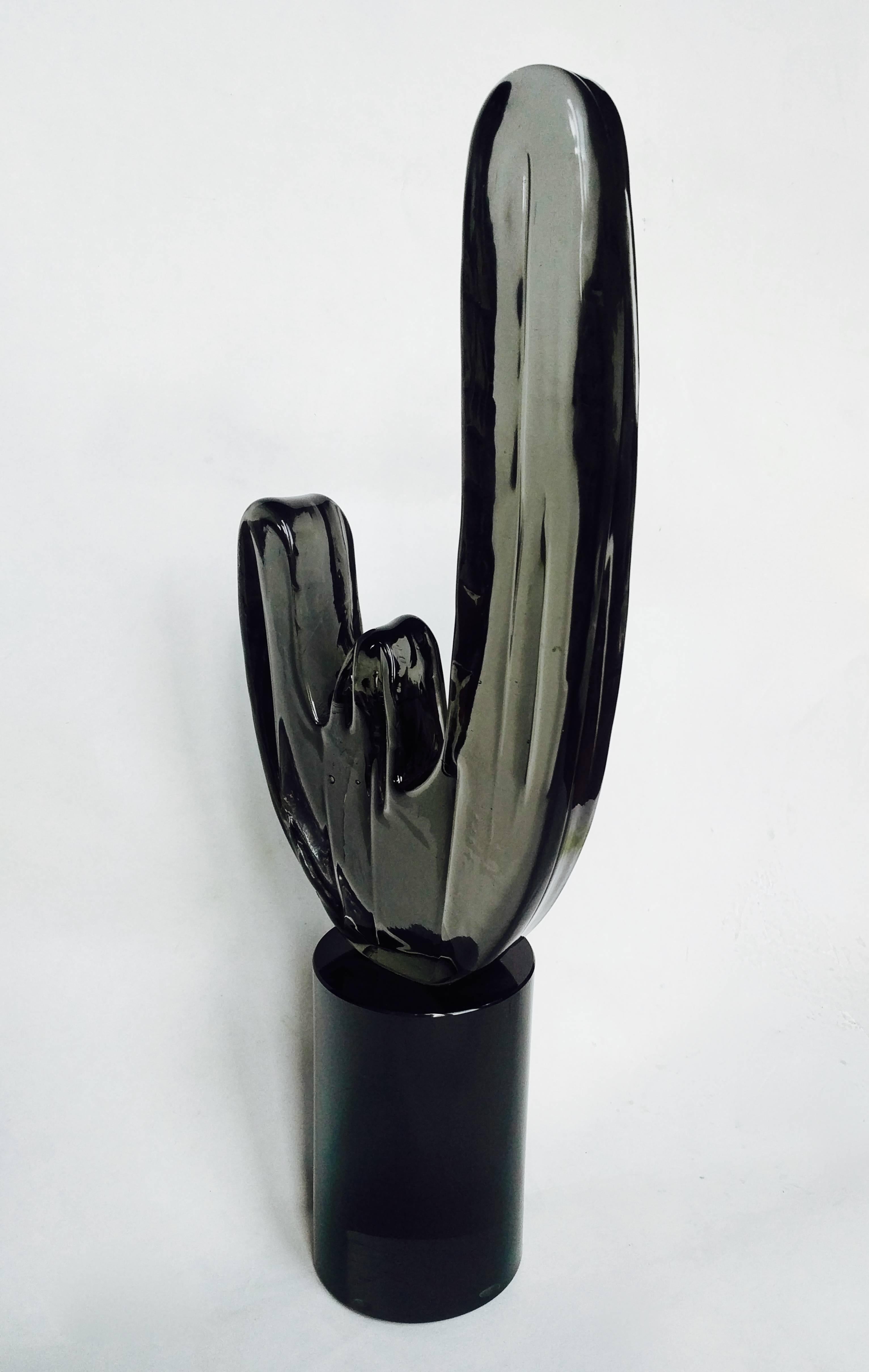 Post-Modern Livio Seguso Glass Abstract Sculpture For Sale