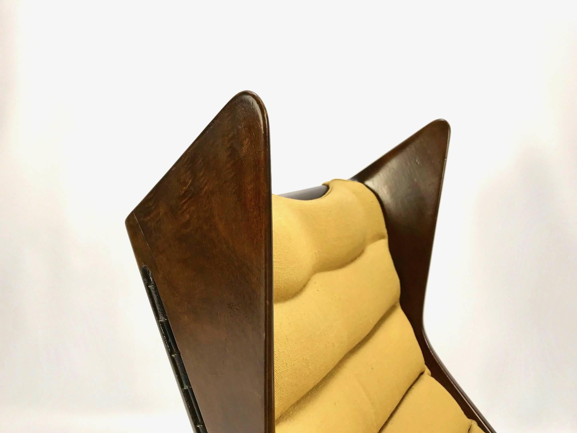 20th Century Rocking Chair Model 572 Attributed Gio Ponti For Sale