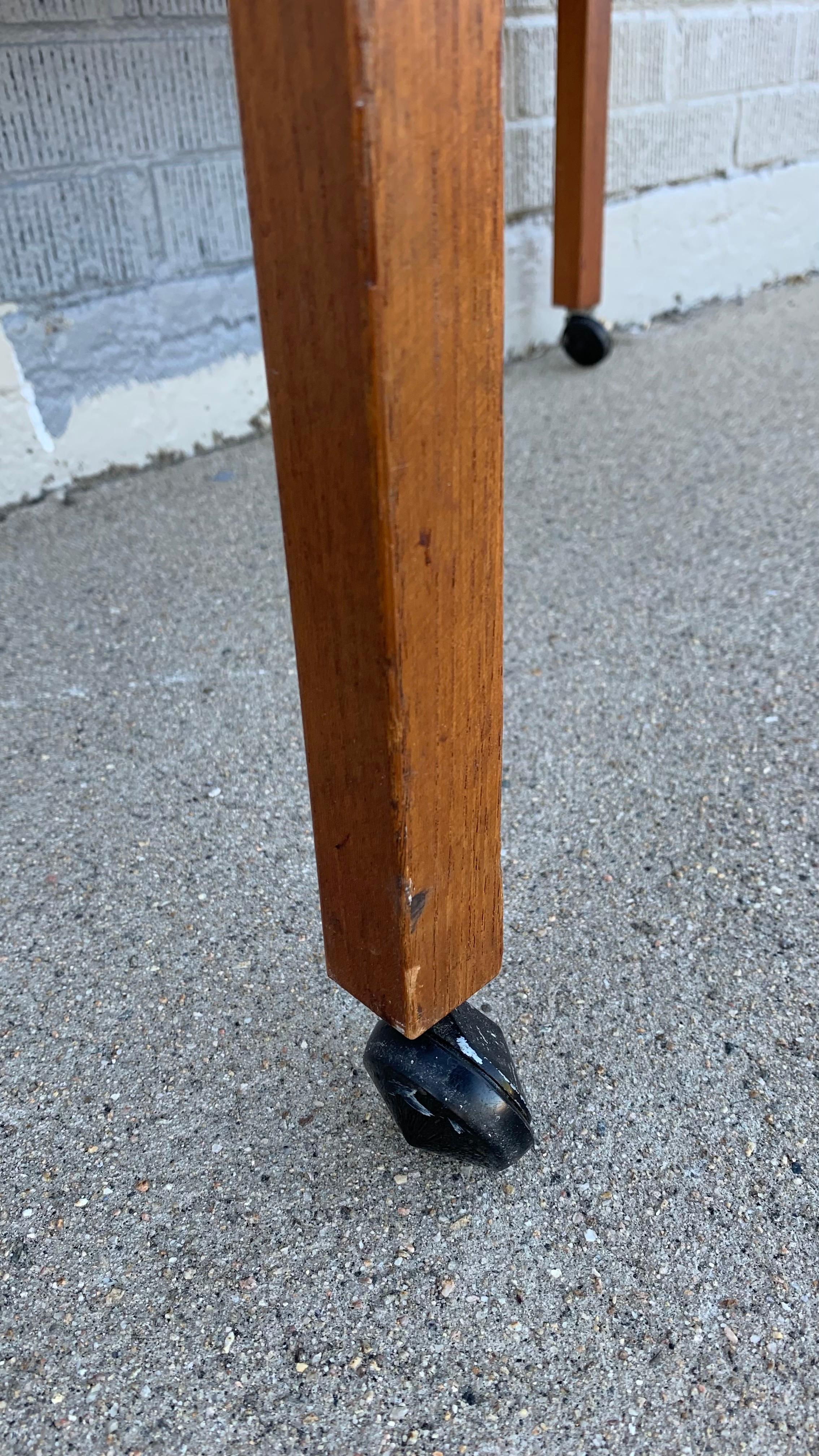 Vintage Danish Modern Style Sewing Table For Sale 1