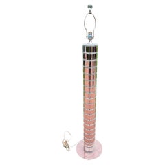 Optique Floor Lamp by Documented Designer, Polished Chrome, 1980s