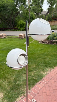 Gino Sarfatti Style Model 1094 “Eyeball” Floor Lamp, Italy, circa 1969