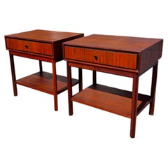 Coppia di comodini vintage degli anni ’60, in stile Mid-Century, di Jack Cartwright