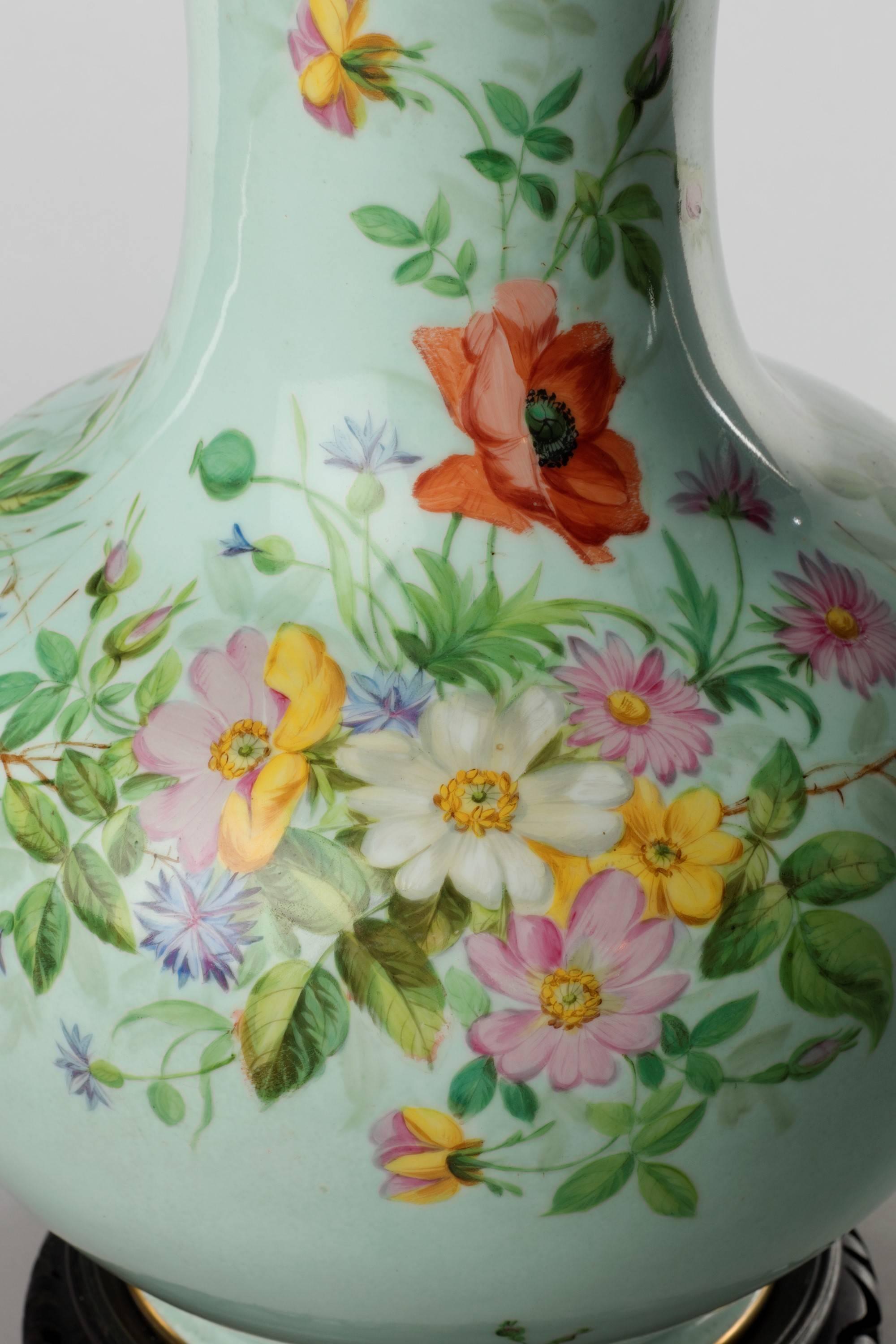 19th century french porcelain vases