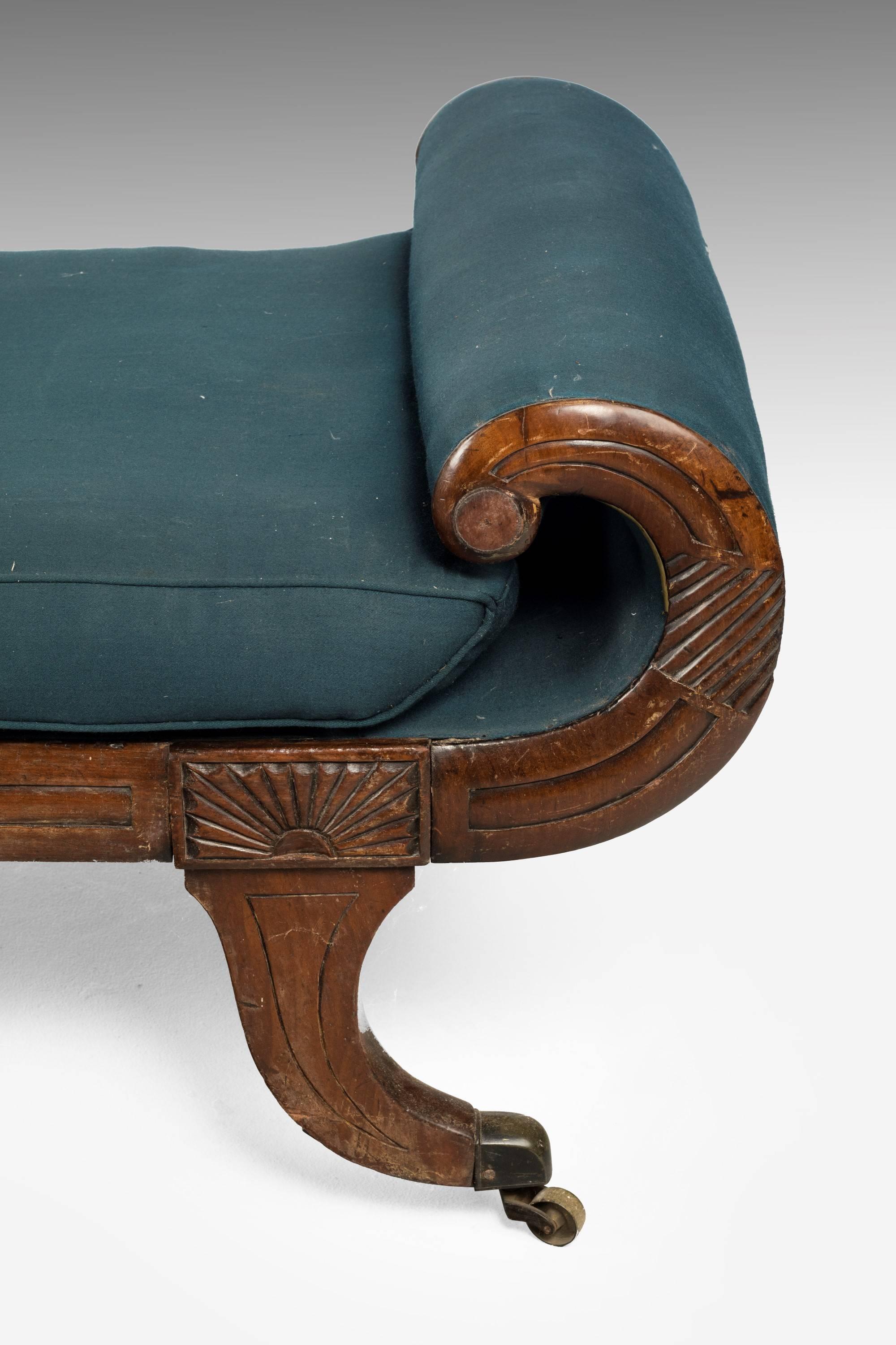 Early 19th Century Regency Period Chaise Longue 1