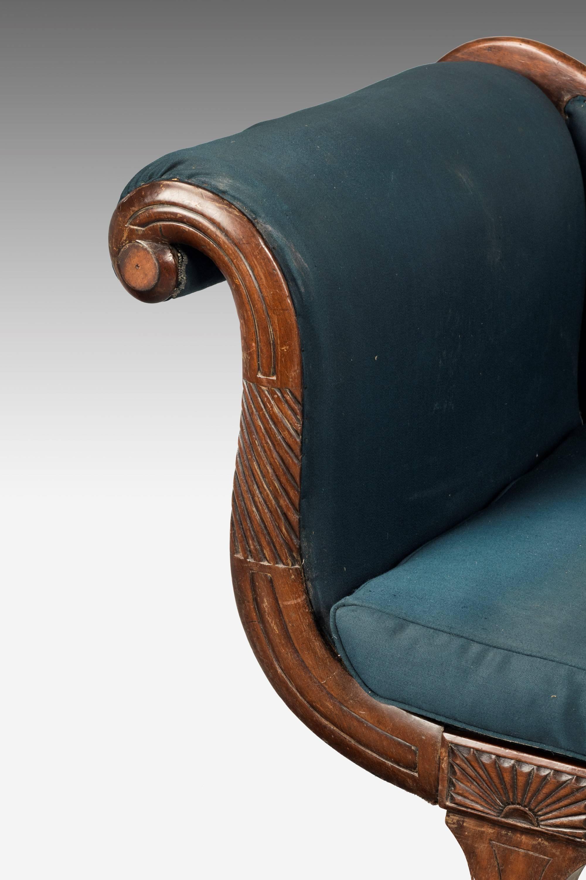 Early 19th Century Regency Period Chaise Longue 2