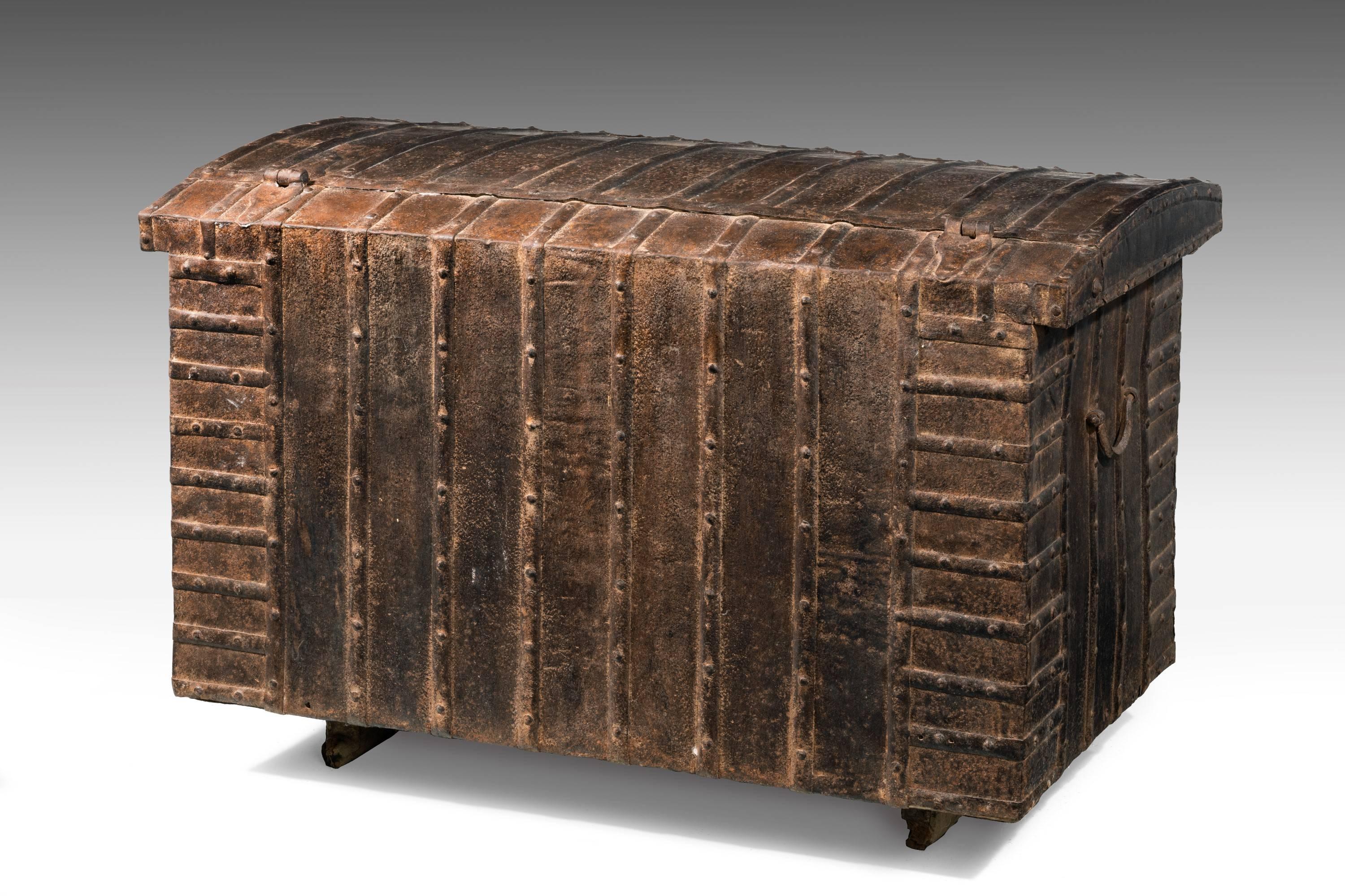 Mid-19th Century Cast Iron Chest 6