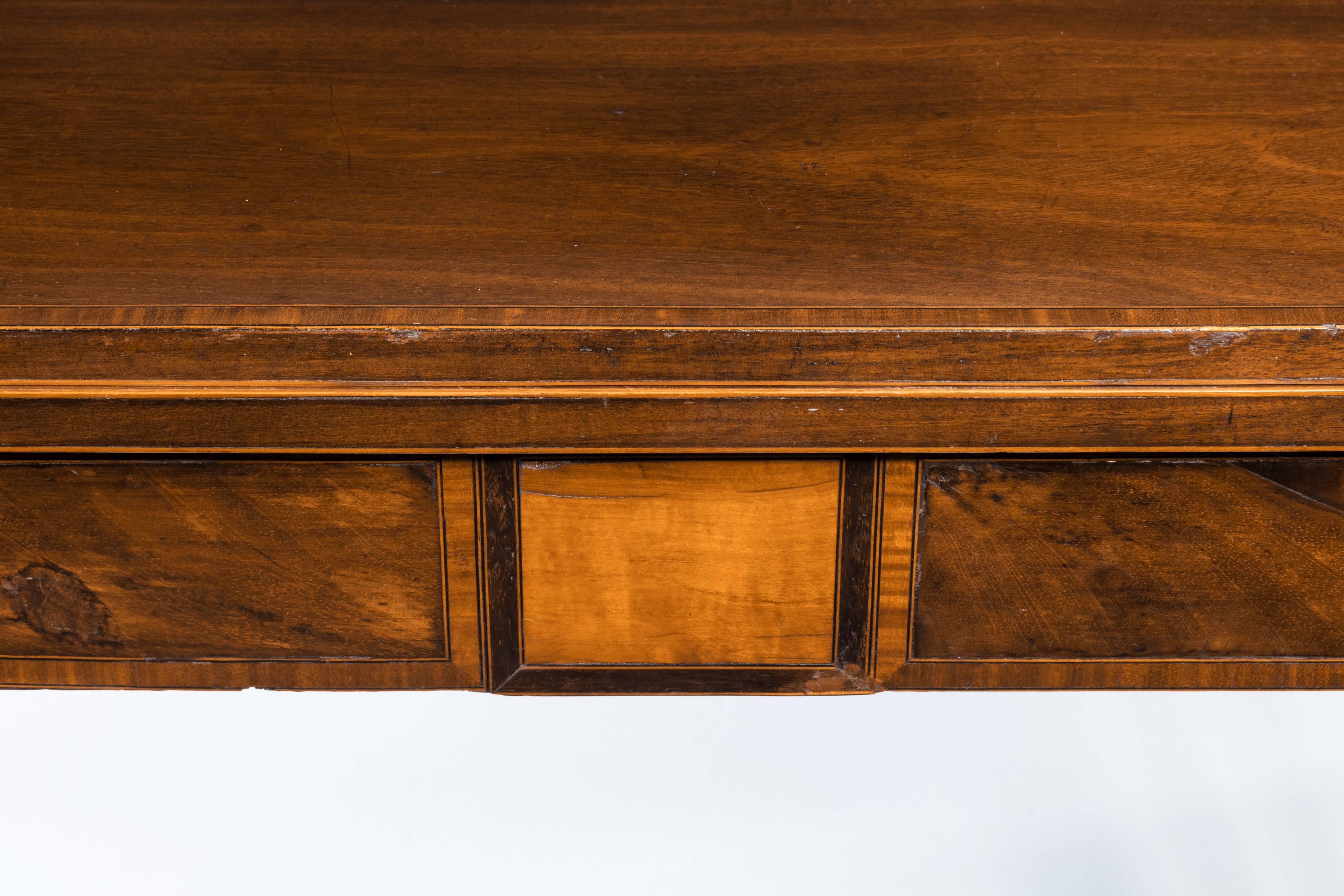 George III Period Mahogany Tea Table 1