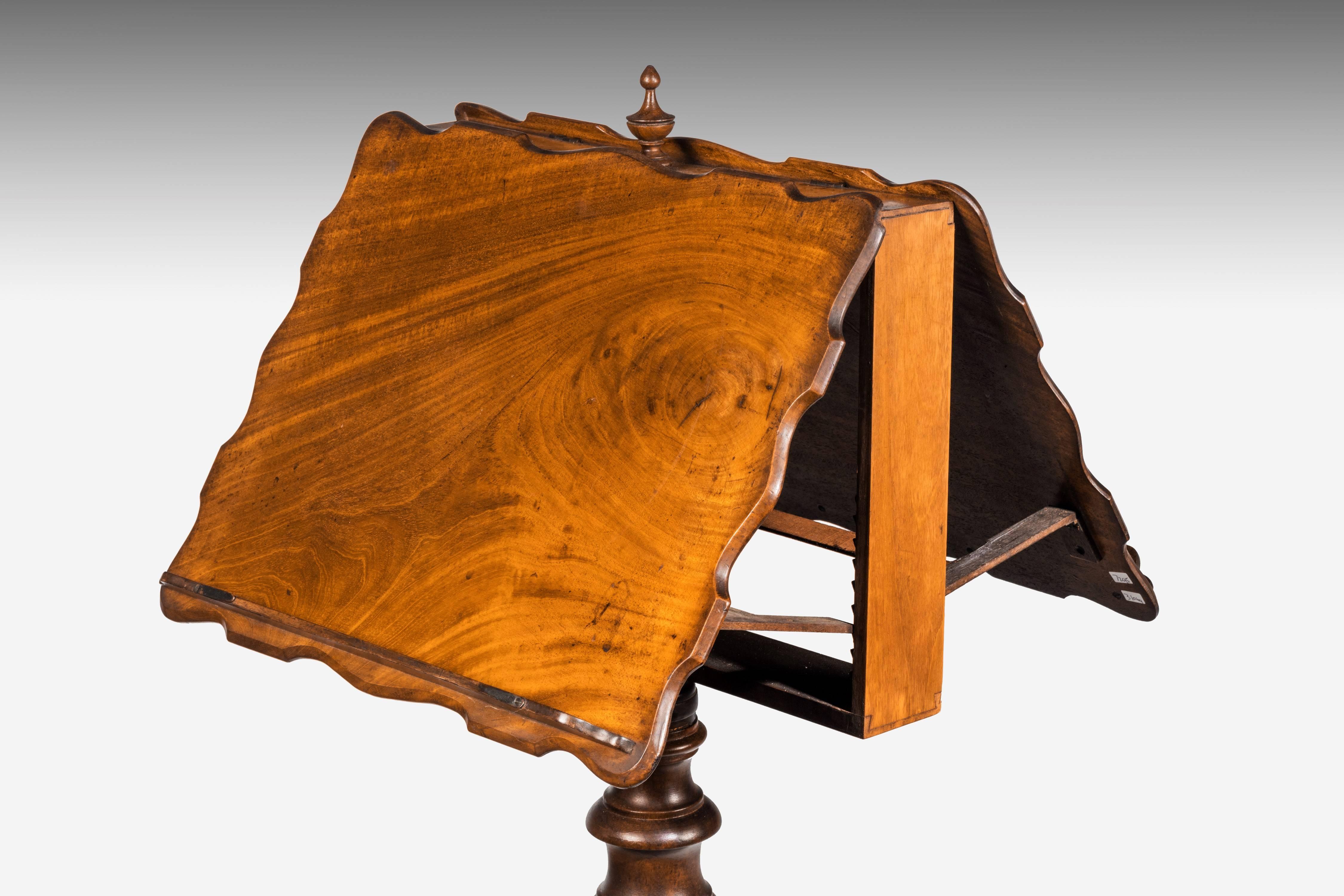 Mid-19th Century Mahogany Duet Stand 2