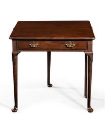 George III Period Mahogany Tea Table