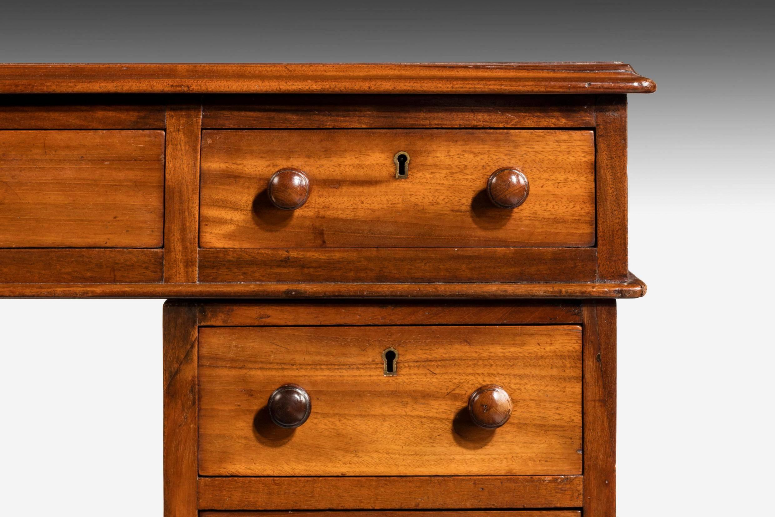 Late 19th Century Mahogany Pedestal Desk 3