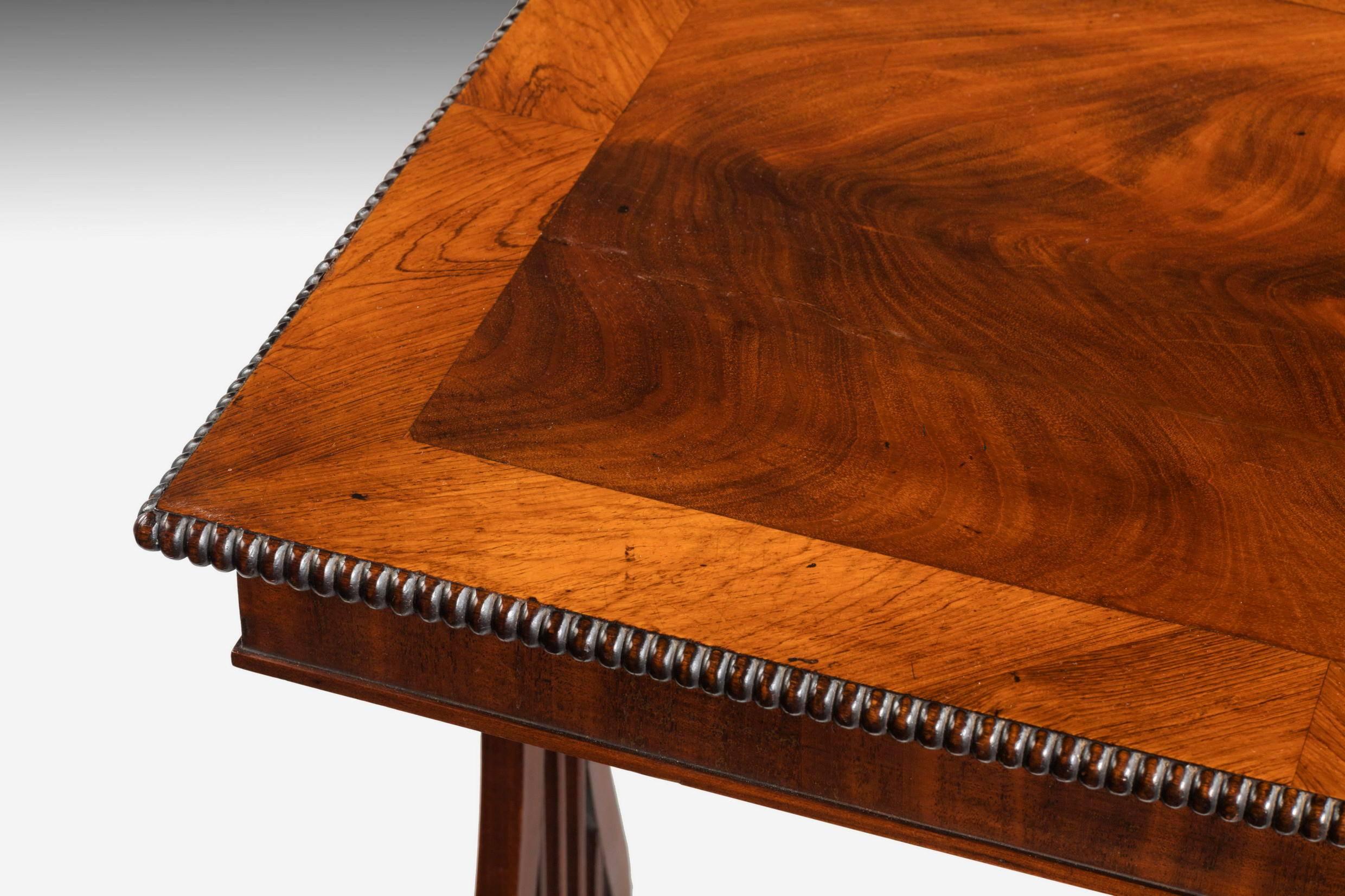 Regency Period Mahogany End Support Table In Excellent Condition In Peterborough, Northamptonshire
