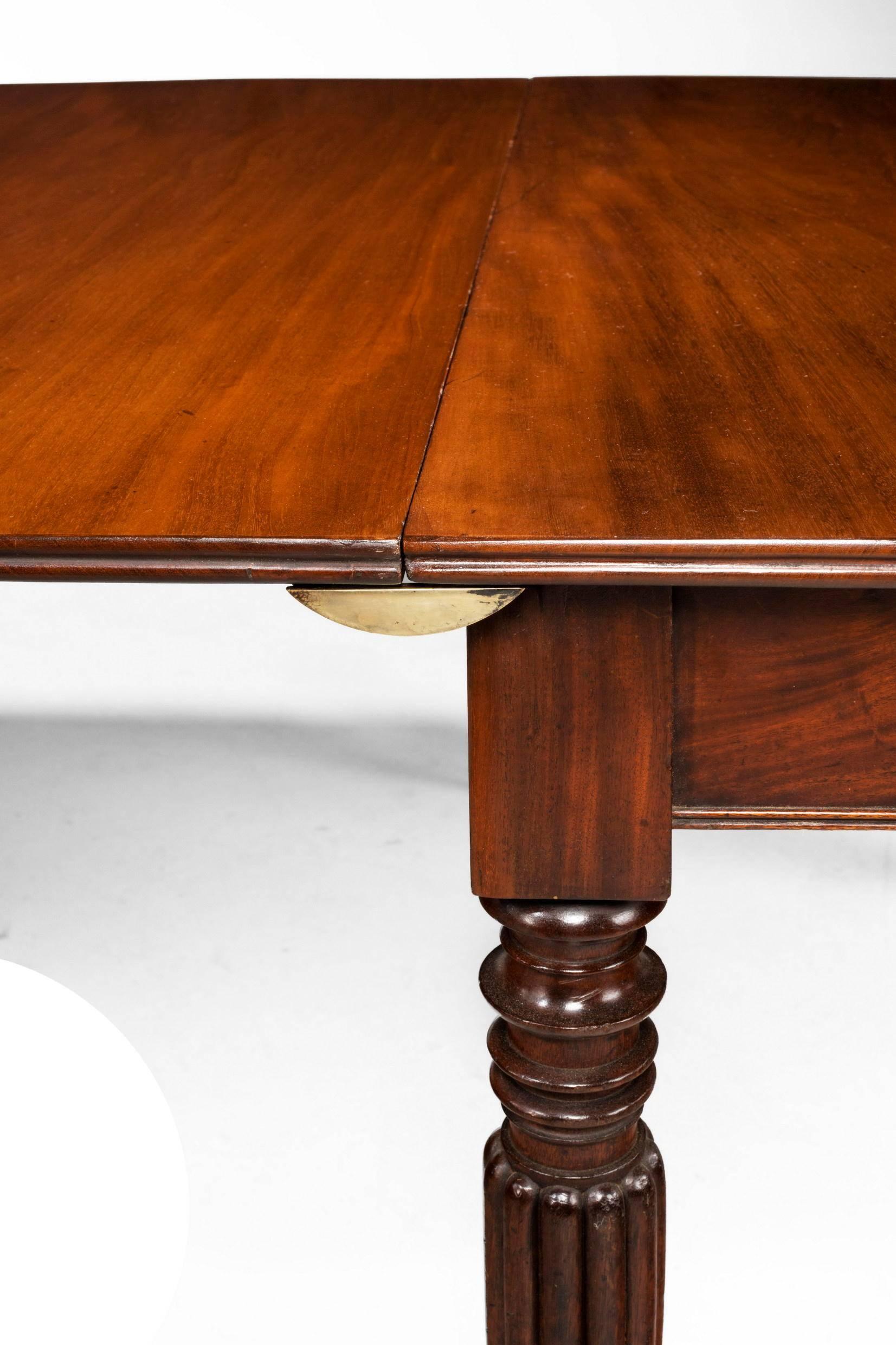 Late Regency Mahogany Two-Section Dining Table 1