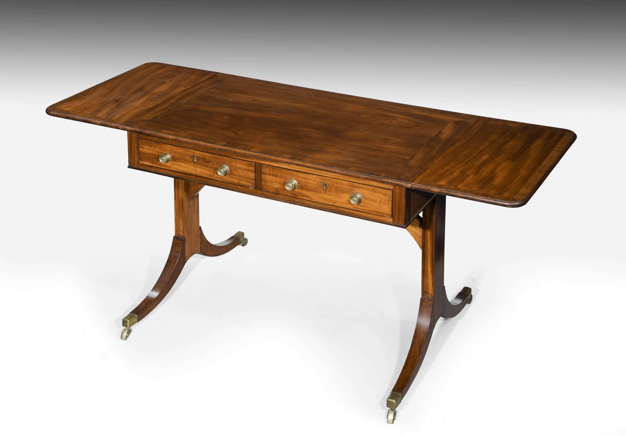 Early 19th Century Mahogany Sofa Table In Excellent Condition In Peterborough, Northamptonshire