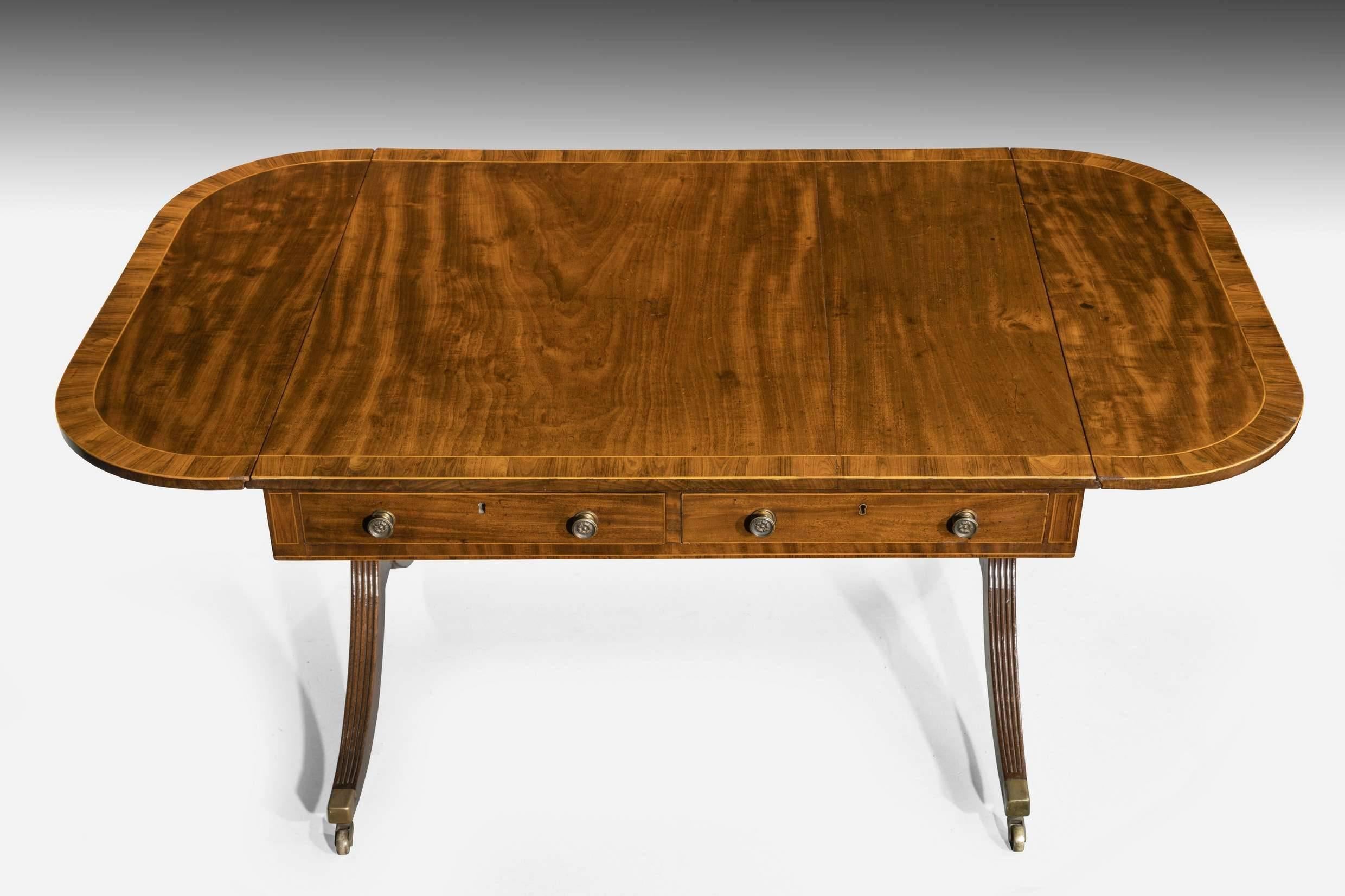 English George III Period Sofa Table
