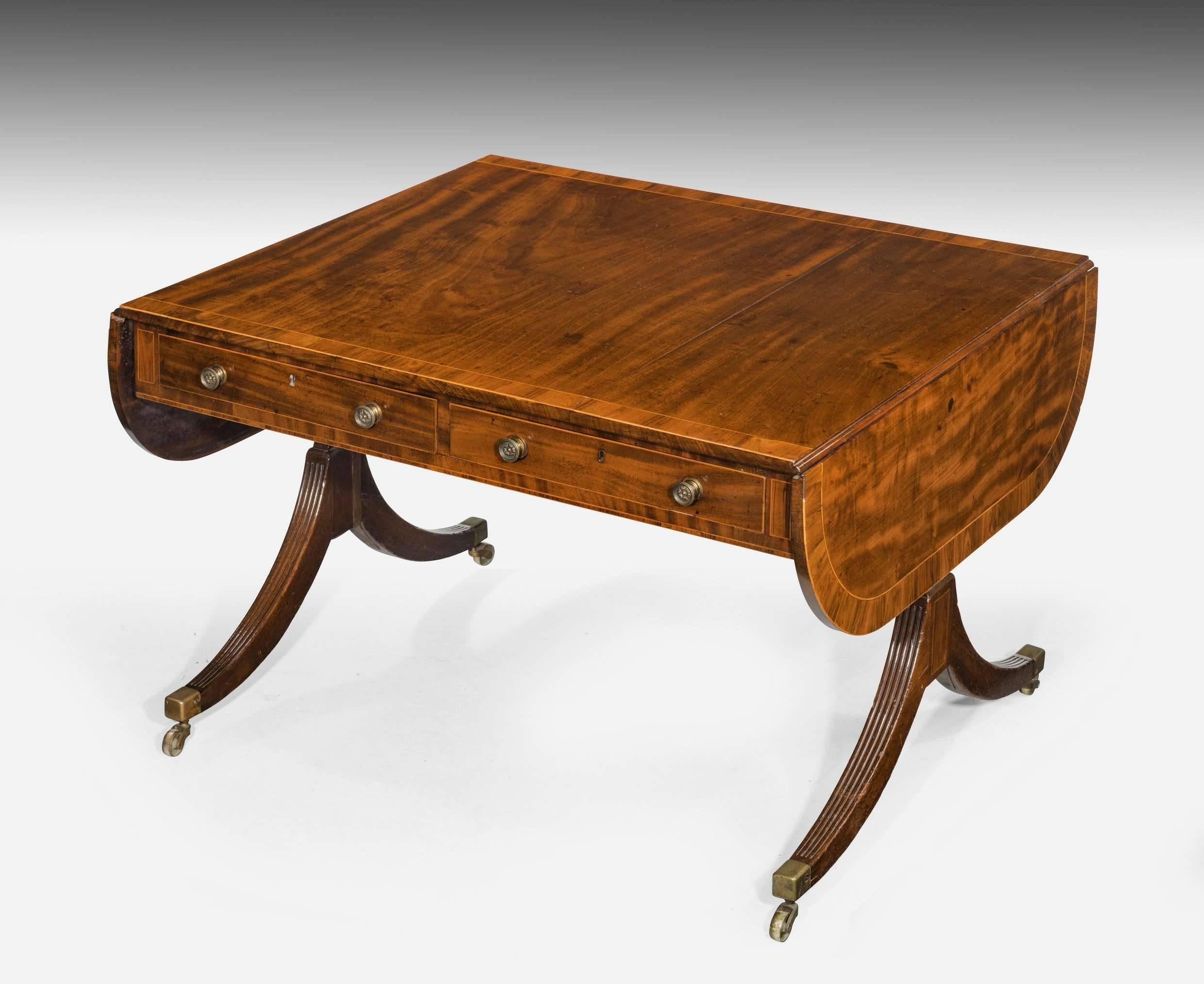 George III Period Sofa Table In Good Condition In Peterborough, Northamptonshire