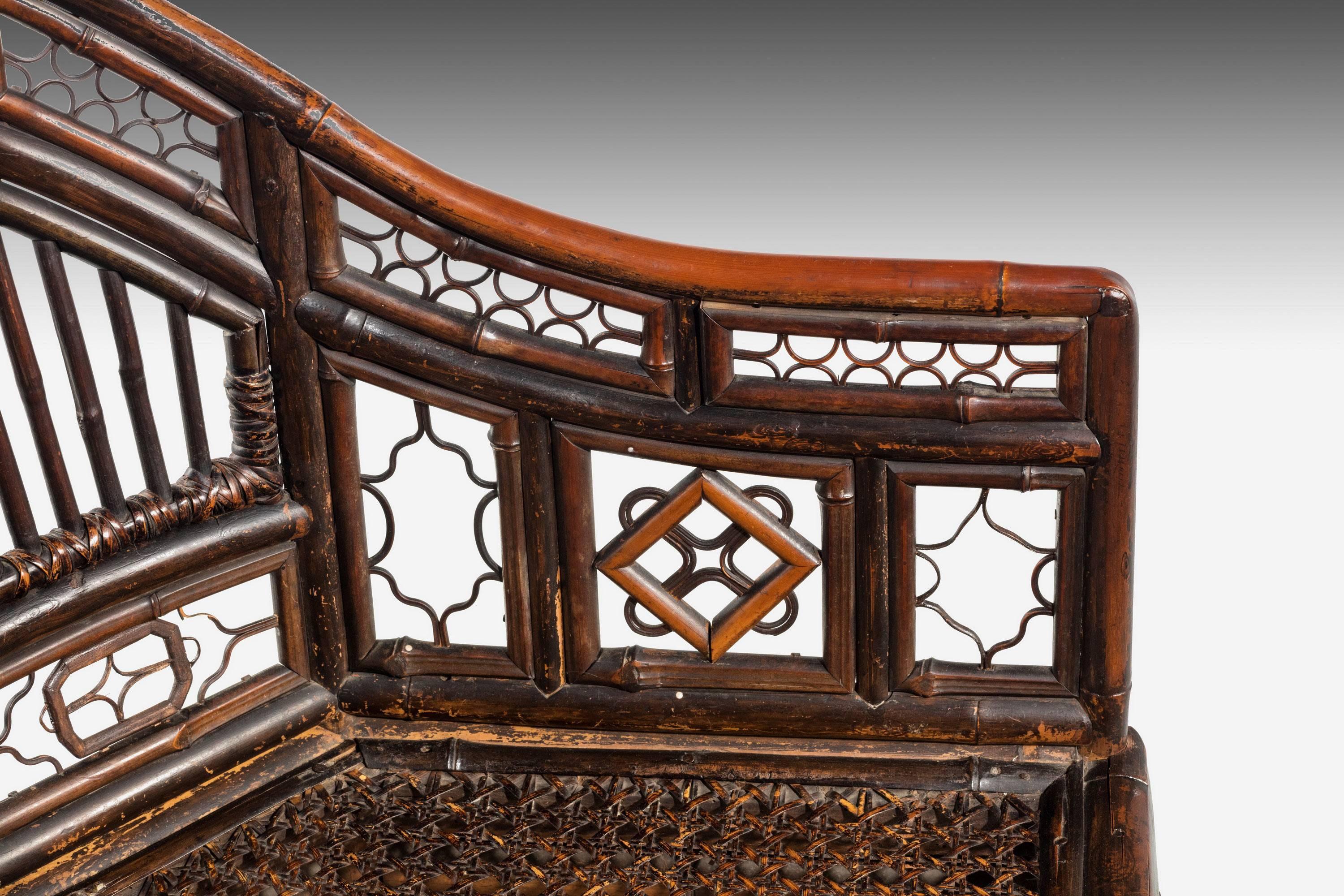 Regency Period Pavilion Cane Armchair 1
