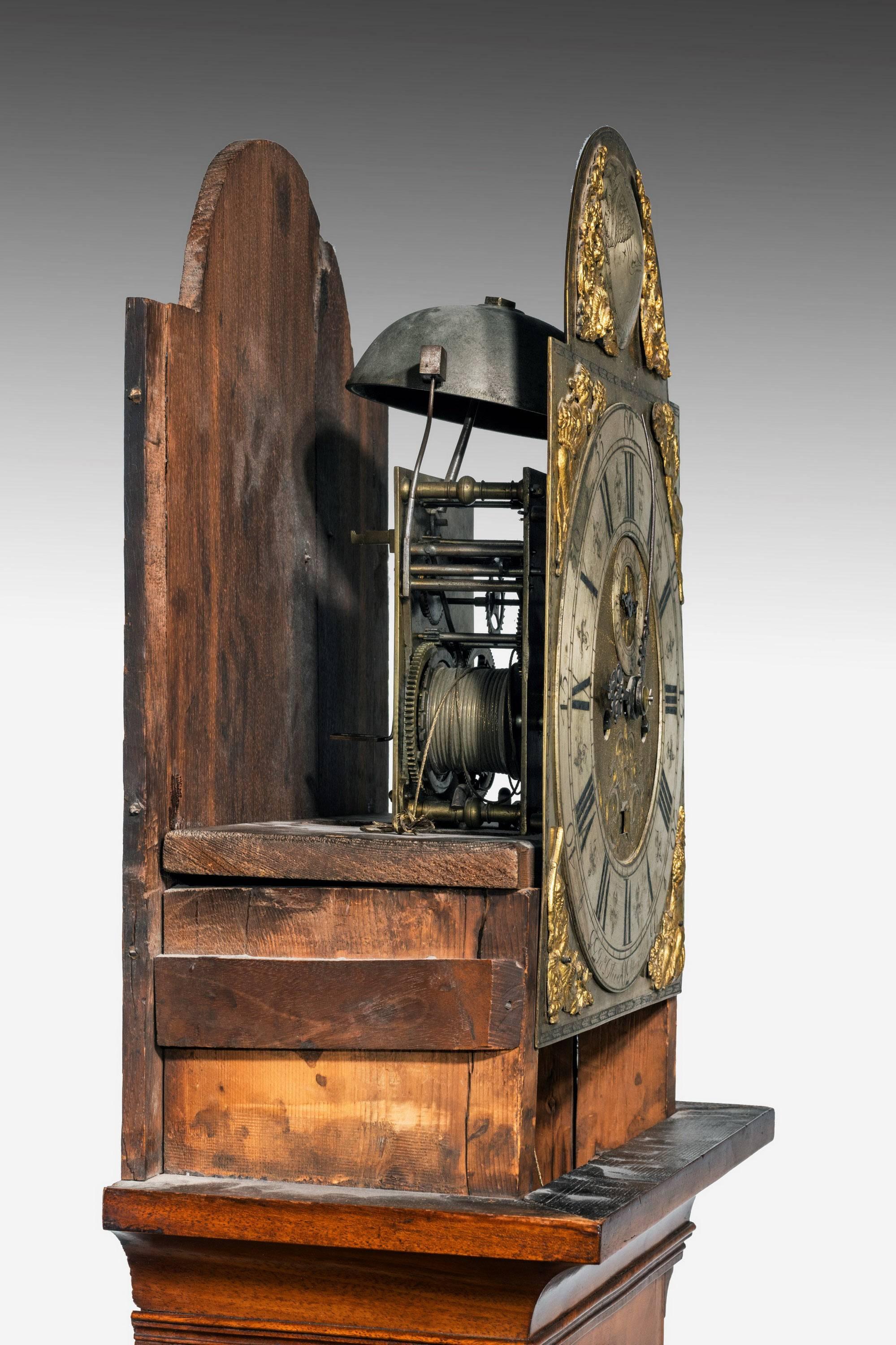 English George III Period Mahogany Longcase Clock by John Oliver of Manchester