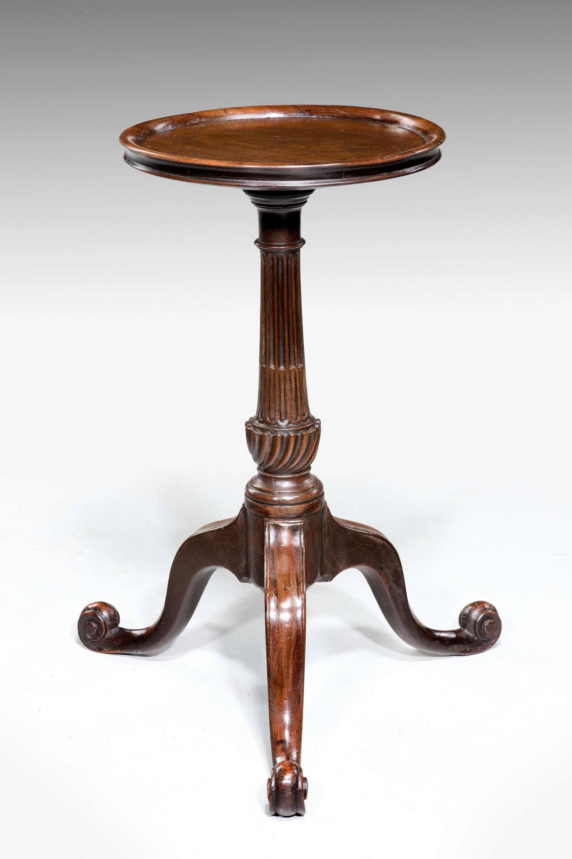 English Chippendale Period Mahogany Kettle Stand