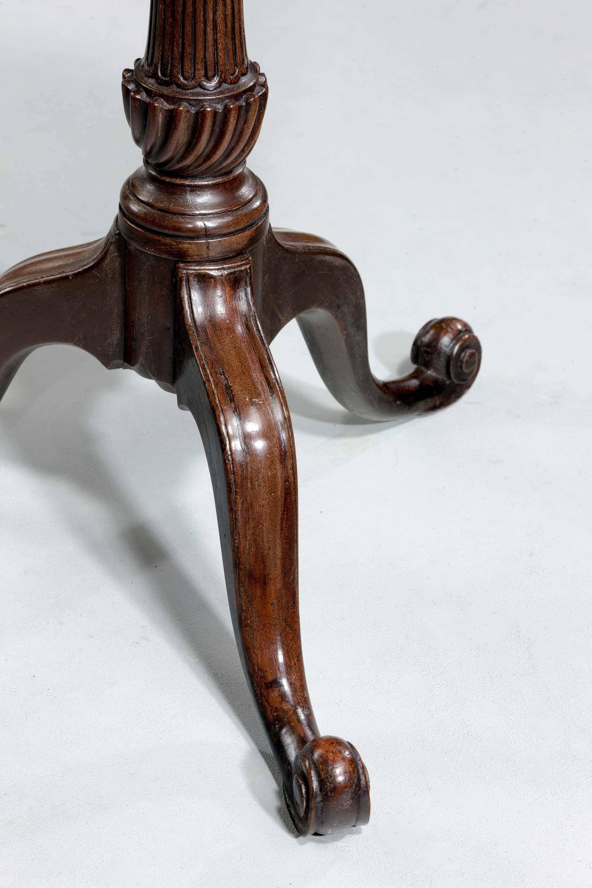 18th Century Chippendale Period Mahogany Kettle Stand